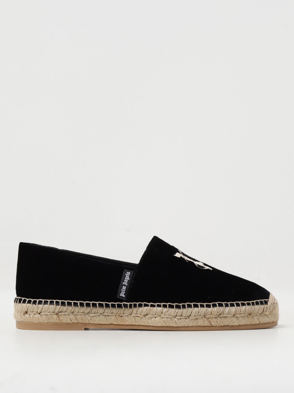 image of Palm Angels Espadrilles Men Black Shoes (Size 9)