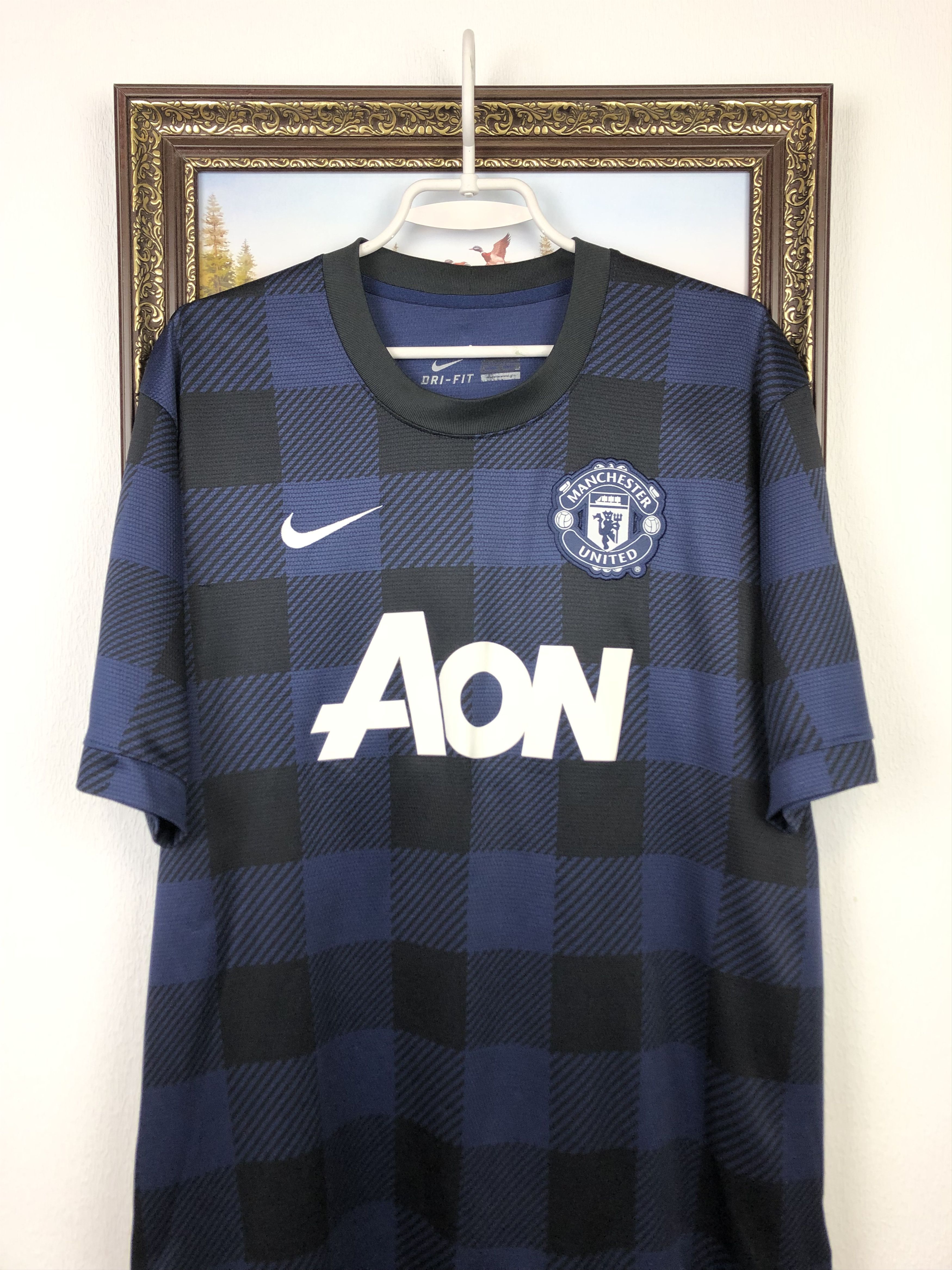 Nike Manchester United football shirt 2013 Soccer Nike Jersey Size US XL / EU 56 / 4 - 2 Thumbnail