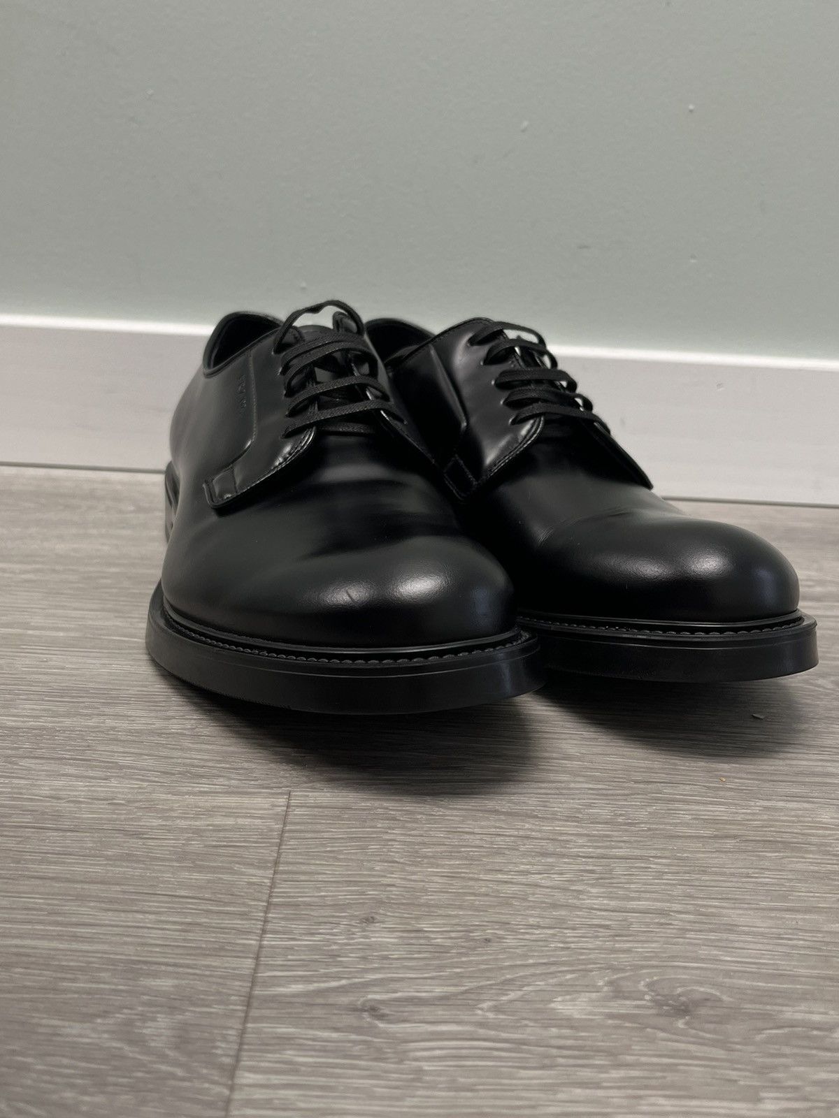 Prada Prada brushed leather lace-up Derby Size US 10 / EU 43 - 7 Thumbnail