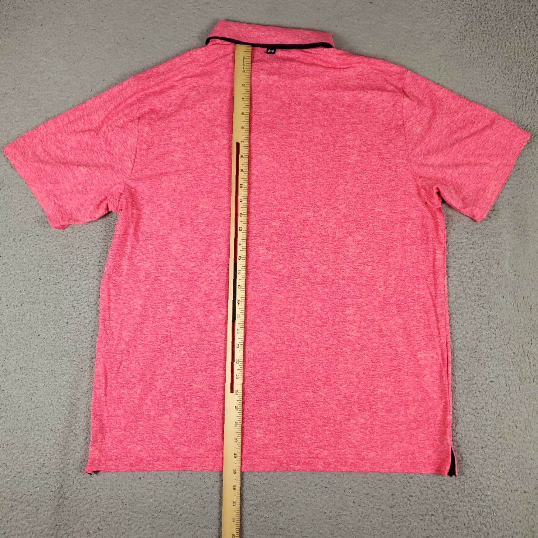 Under Armour Under Armour Polo Shirt Mens XL Pink Golf Casual Short Sleeve Polo Size US XL / EU 56 / 4 - 3 Thumbnail
