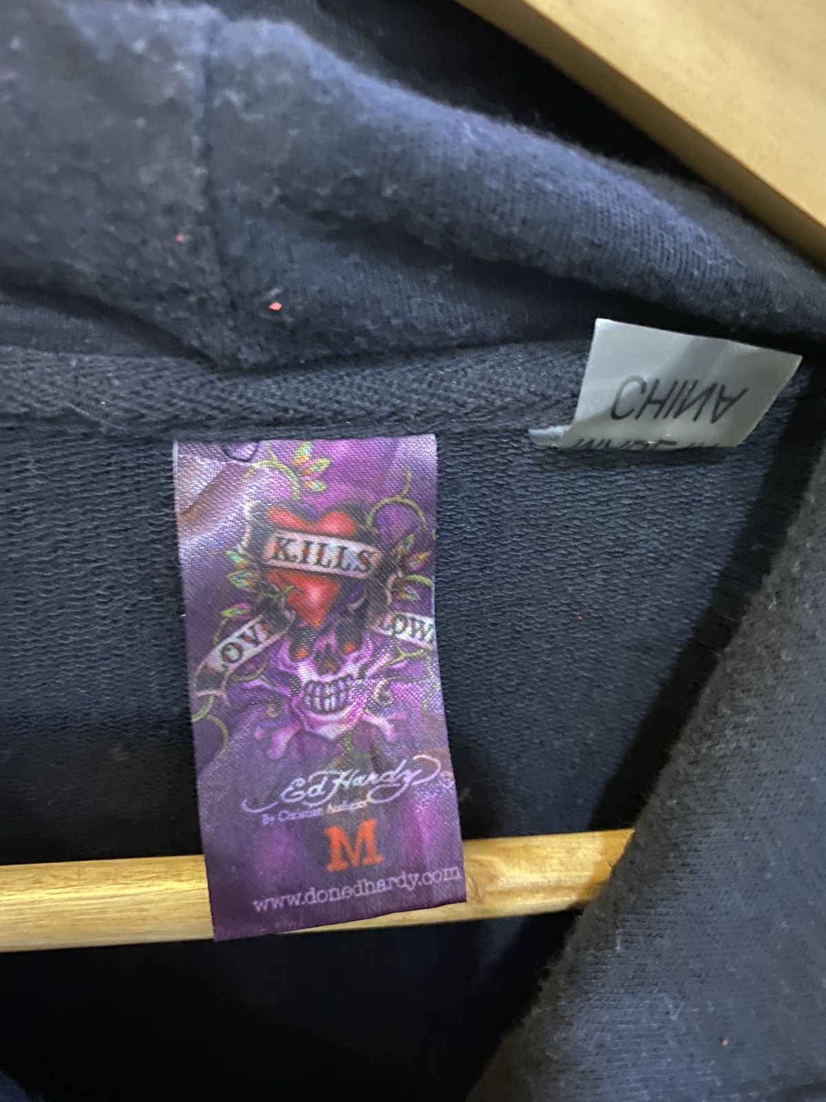 Christian Audigier × Ed Hardy Ed Hardy Zipper Hoodie Size M / US 6-8 / IT 42-44 - 9 Thumbnail