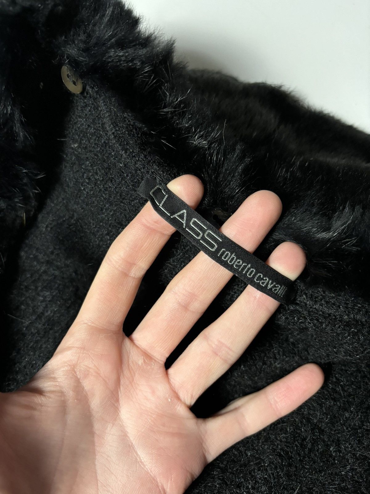 Cavalli Class × Roberto Cavalli RARE 00s ROBERTO CLASS CAVALLI COAT REAL FUR Size M / US 6-8 / IT 42-44 - 9 Thumbnail