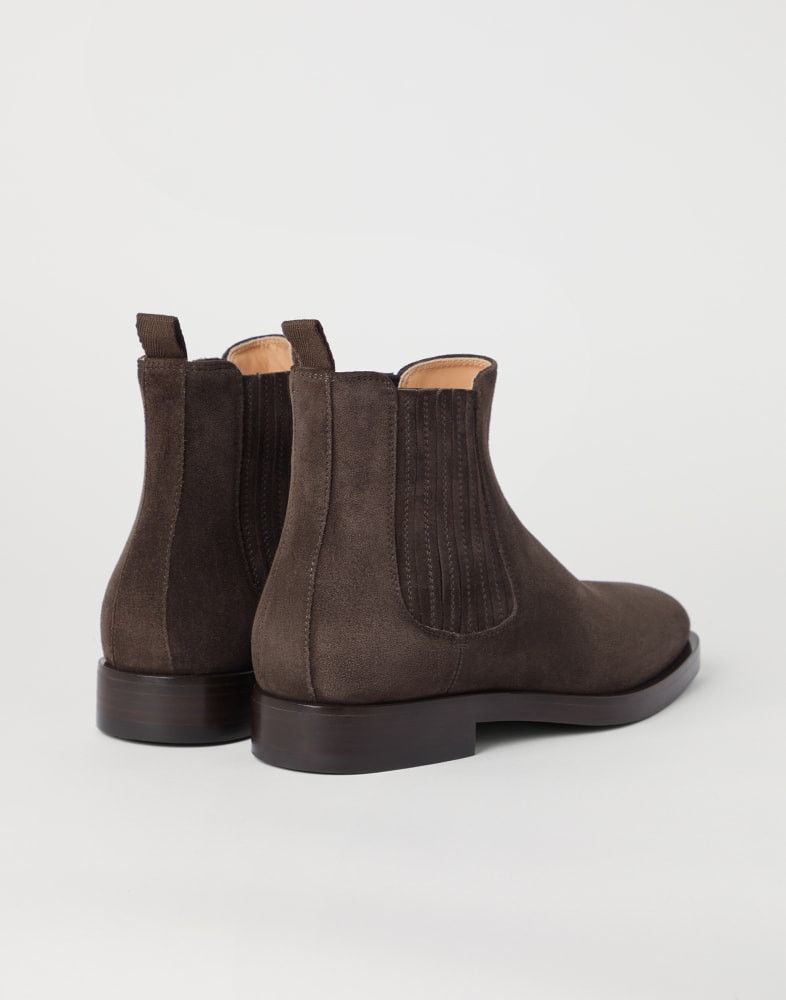 Brunello Cucinelli o1w1db10825 Pair Of Ankle Boots in Brown Size US 12 / EU 45 - 3 Thumbnail