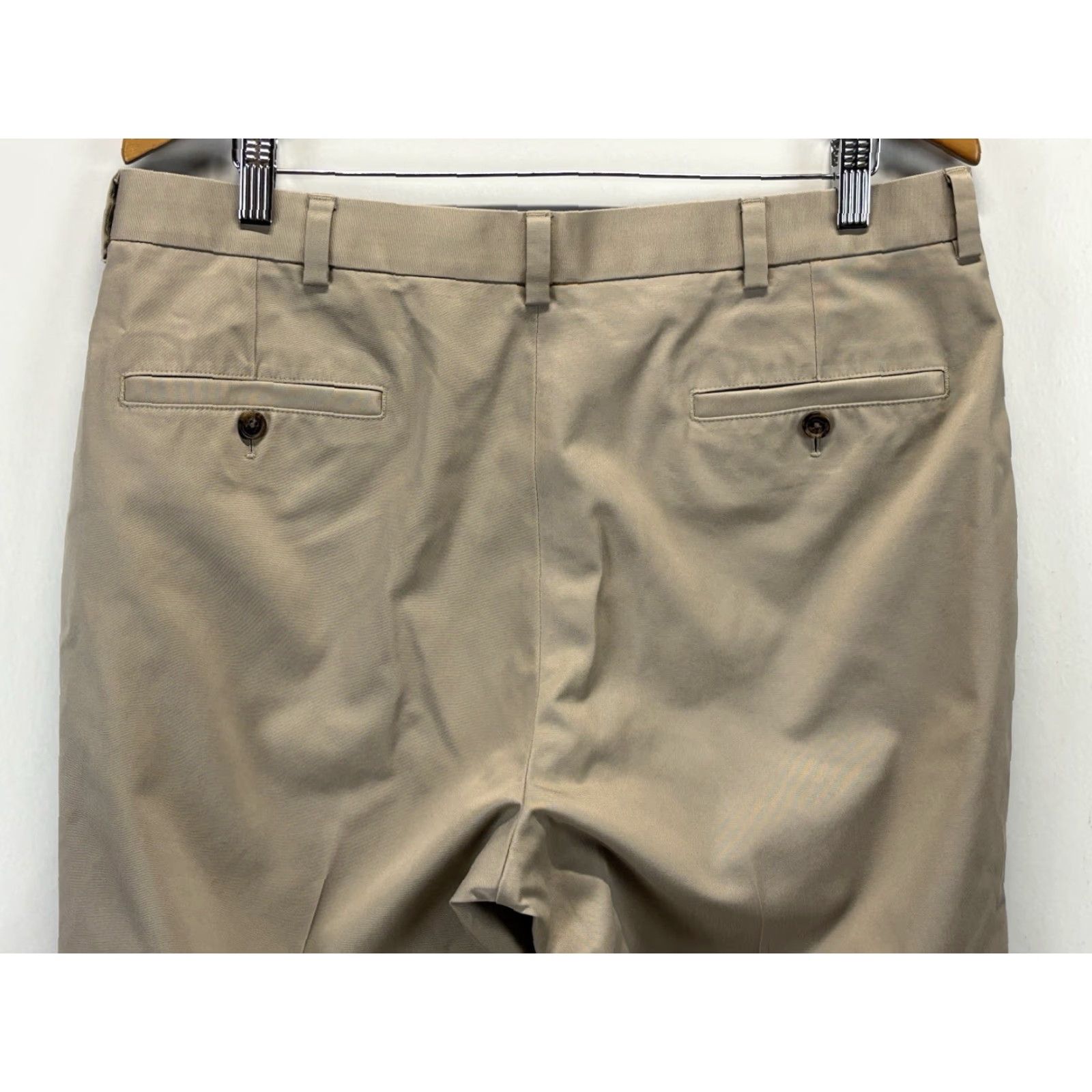 Brooks Brothers Brooks Brothers Pants Chino Mens 36 Regular Beige Lightweight 32.5 Inseam Hudson Preppy Size US 36 / EU 52 - 4 Thumbnail
