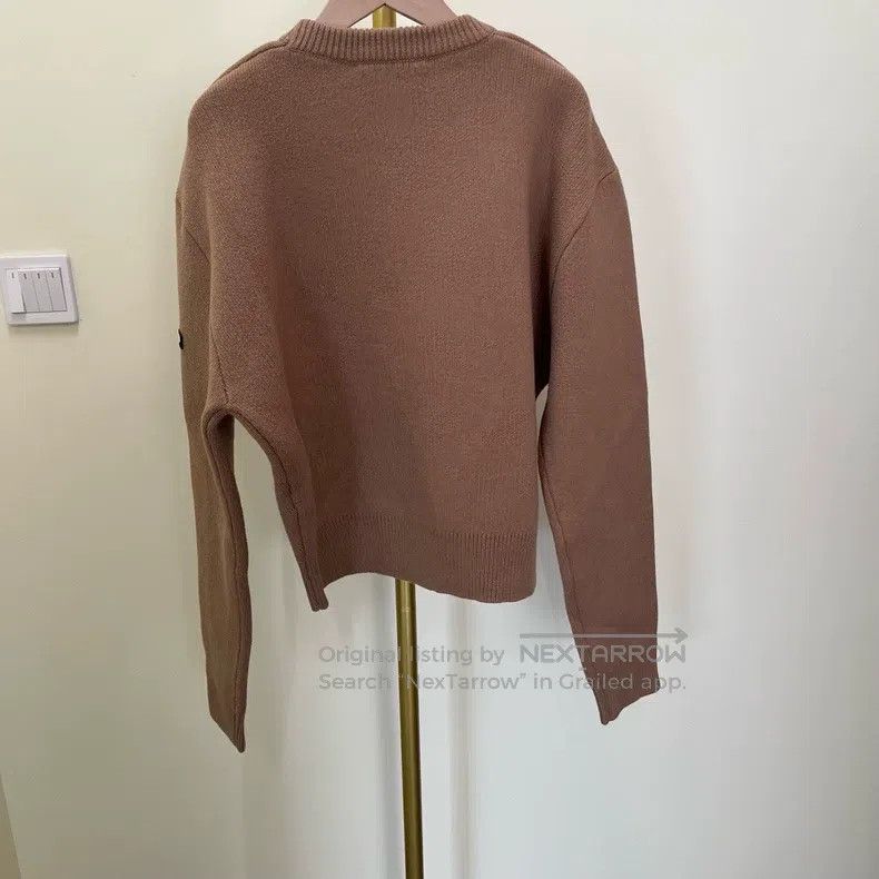 Balenciaga Balenciaga Wool Solid Ribbed Round Neck Long Sleeve Sweate Size US L / EU 52-54 / 3 - 3 Thumbnail