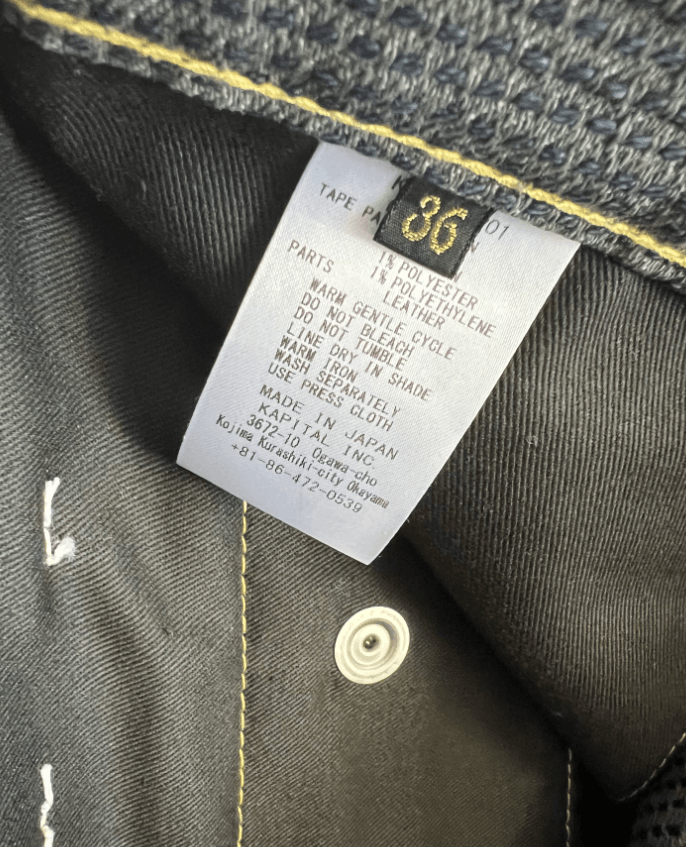 Kapital CENTURY DENIM 5P FRISKO NO 7S - KAPITAL Size US 36 / EU 52 - 9 Thumbnail