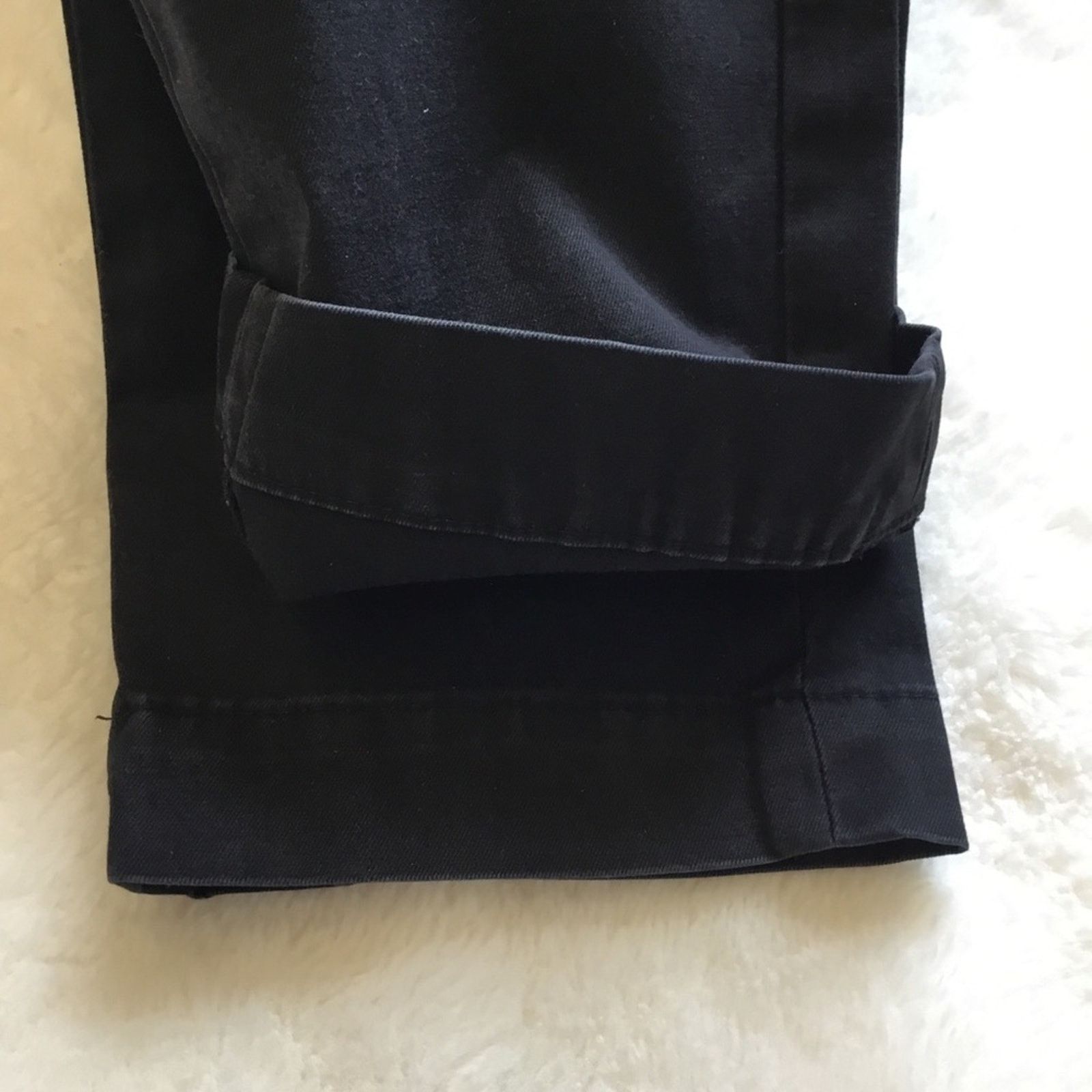 Banana Republic Banana Republic Black Men's Flat Front Aiden Strength Chinos Size US 28 / EU 44 - 13 Thumbnail