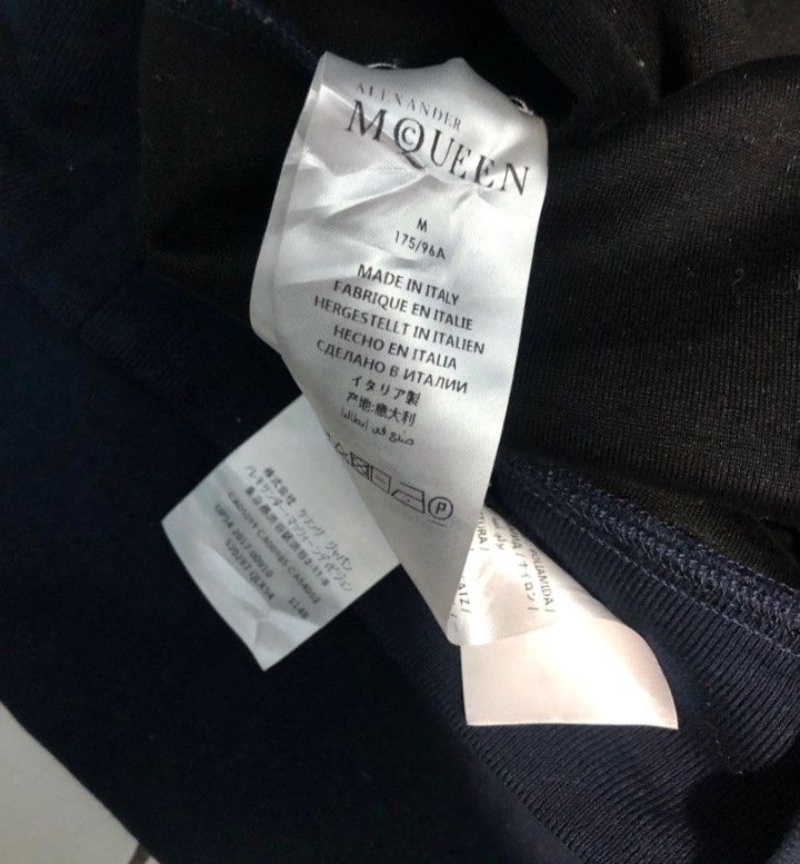 Alexander McQueen Alexander McQueen Navy Dancing Skeleton Crest Hoodie Size US M / EU 48-50 / 2 - 7 Thumbnail