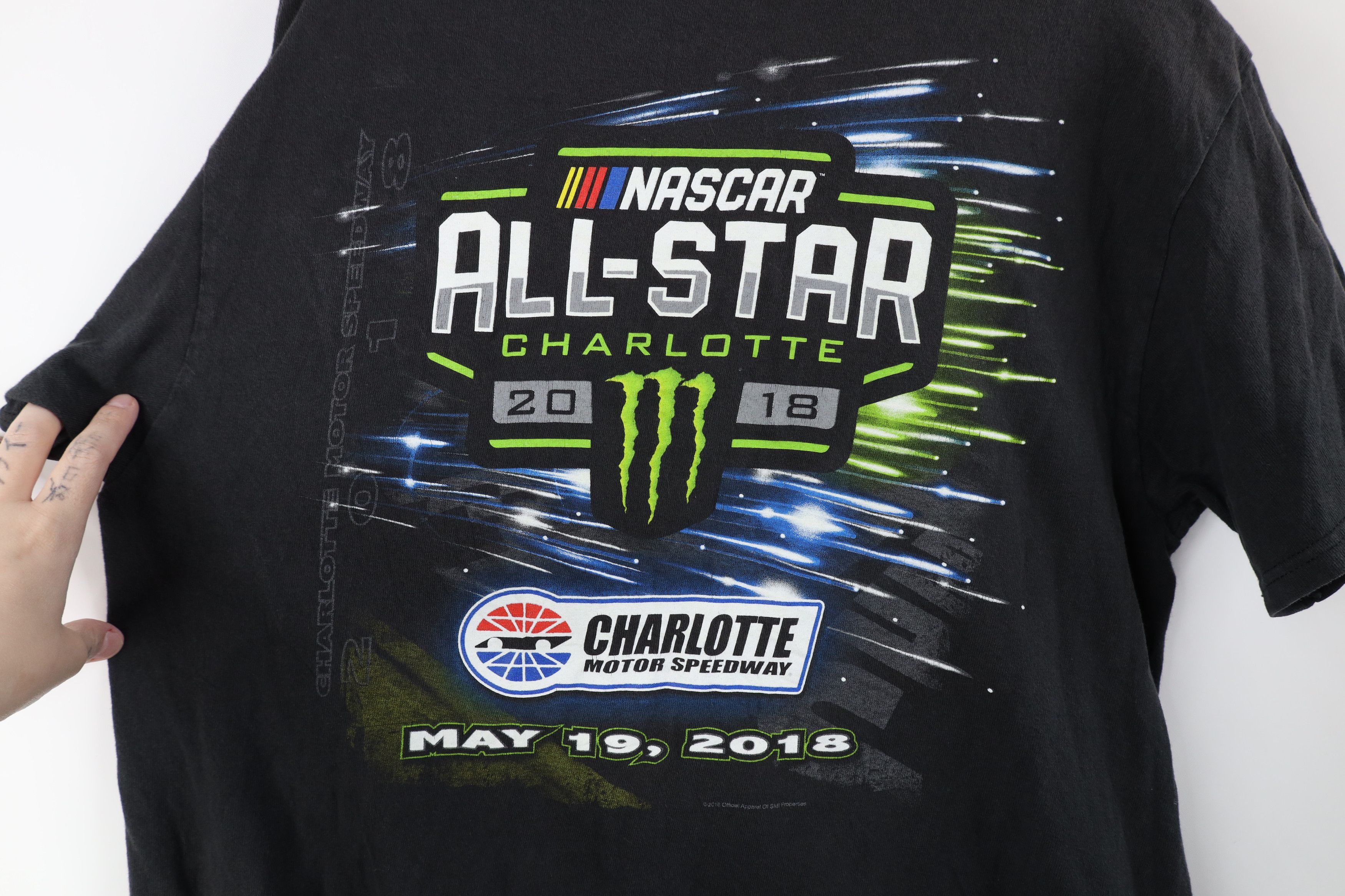 Vintage Vintage Y2K Charlotte Motor Speedway Car Racing T-Shirt Size US L / EU 52-54 / 3 - 12 Thumbnail