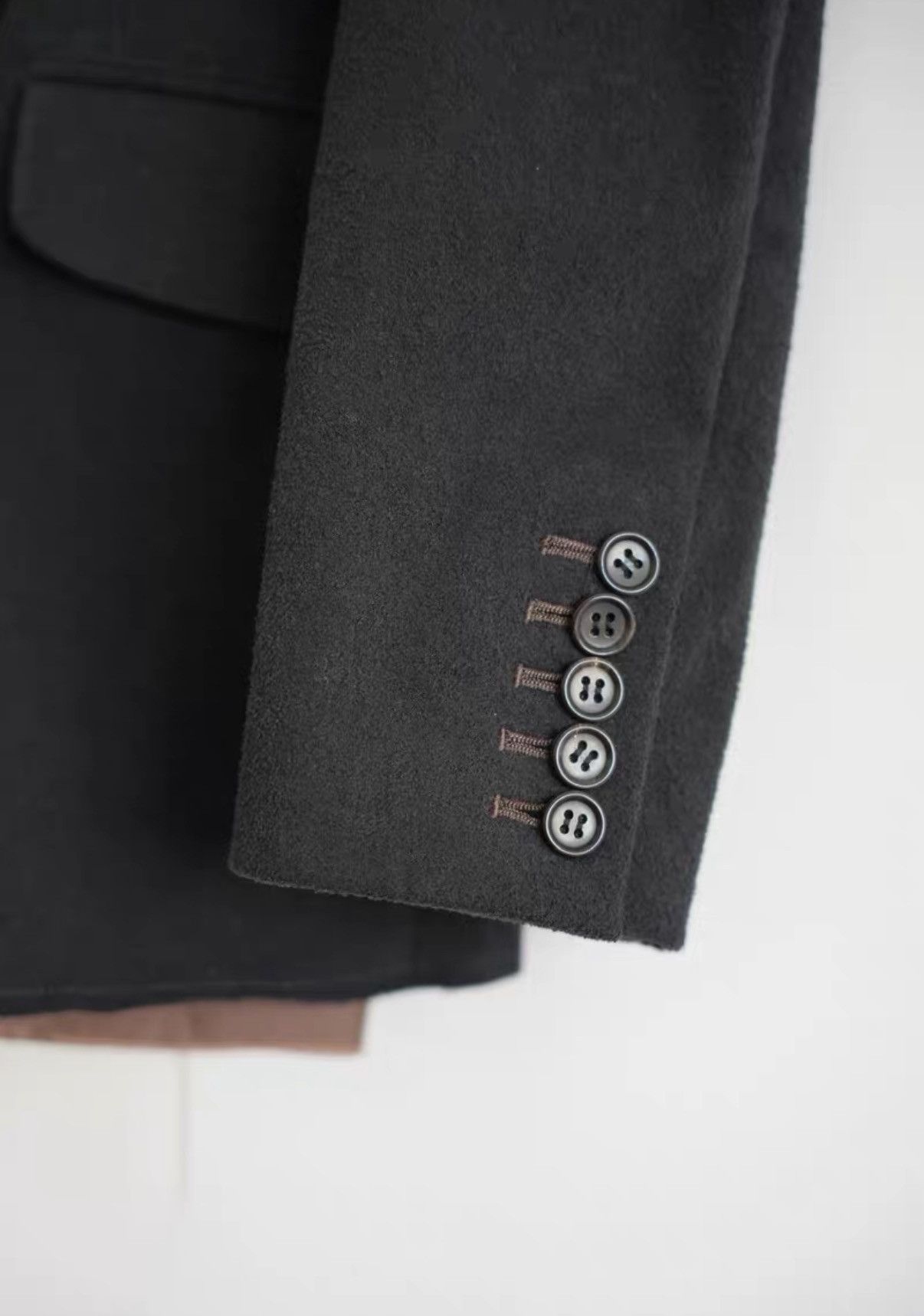 Sulvam Sulvam 19AW Cut-Off Raw Edge Blazer K4 Size US S / EU 44-46 / 1 - 6 Thumbnail