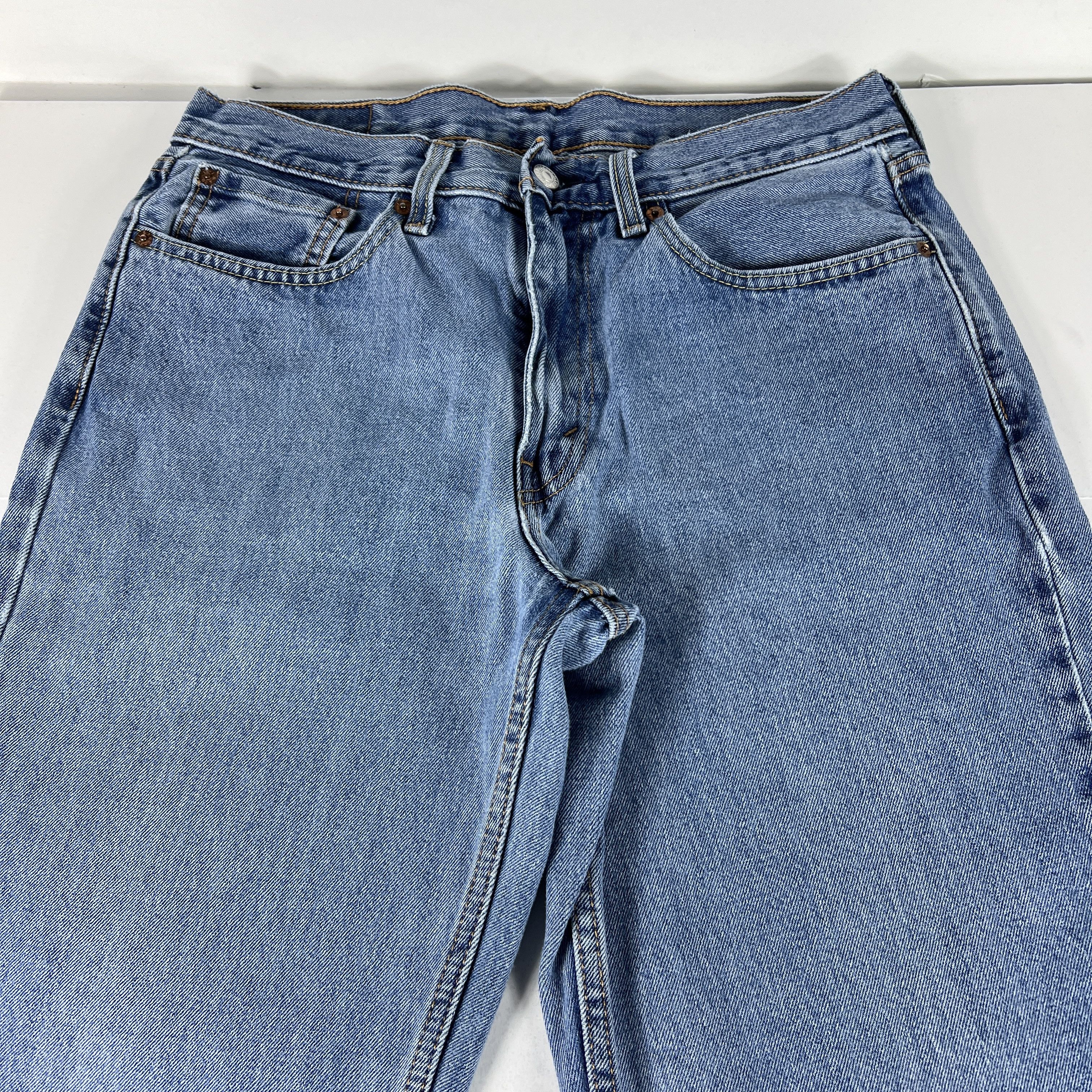 Levi's Levi's Jeans 550 Relaxed Straight Blue Faded Denim Size US 32 / EU 48 - 3 Thumbnail