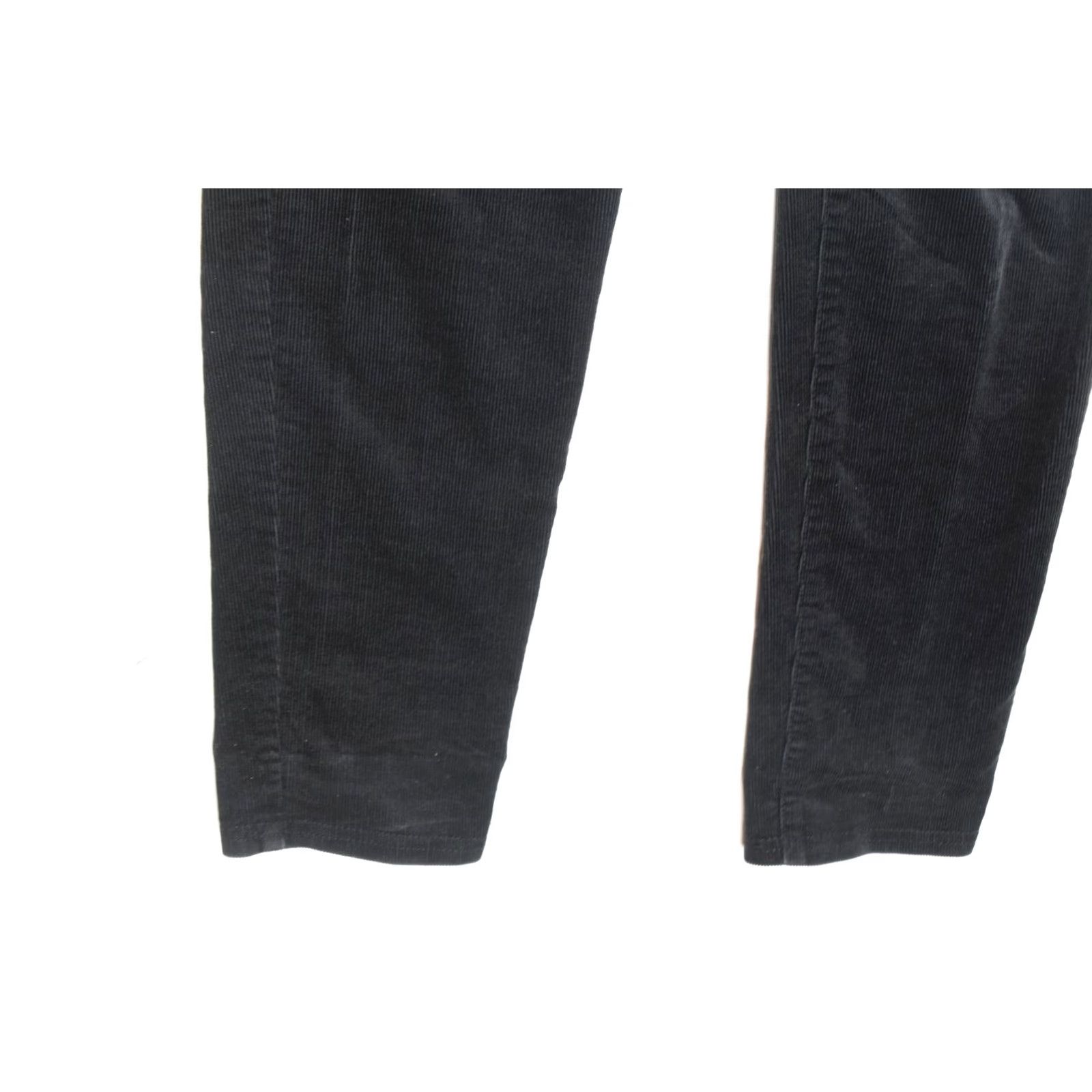 Eileen Fisher Eileen Fisher Corduroy Pants Womens Small Black Pull-On Skinny Fit Stretch Casual Pants Junior? No, keep as Women Size 28" / US 6 / IT 42 - 4 Thumbnail