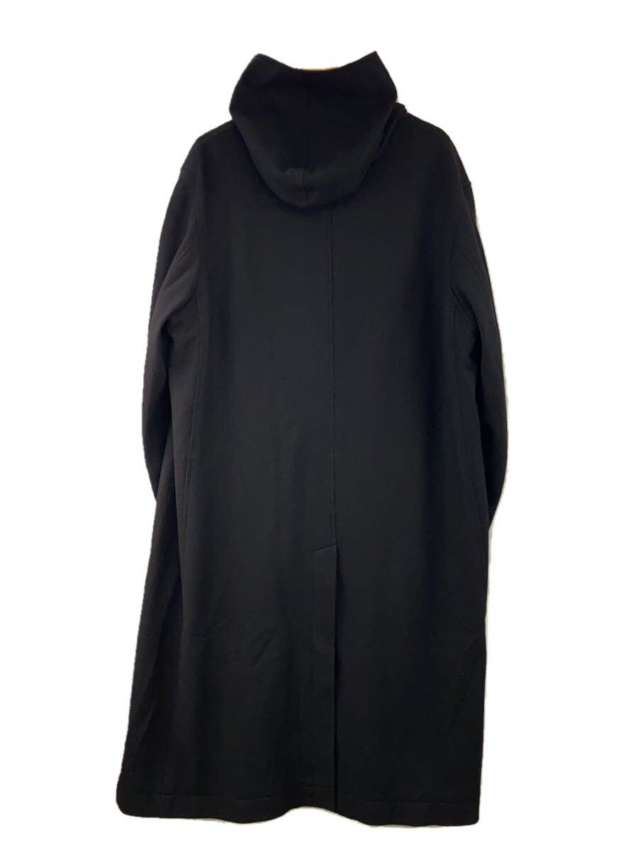 Yohji Yamamoto yohji yamamoto POUR HOMME Wool/BLK Hooded coat Size US XL / EU 56 / 4 - 2 Thumbnail