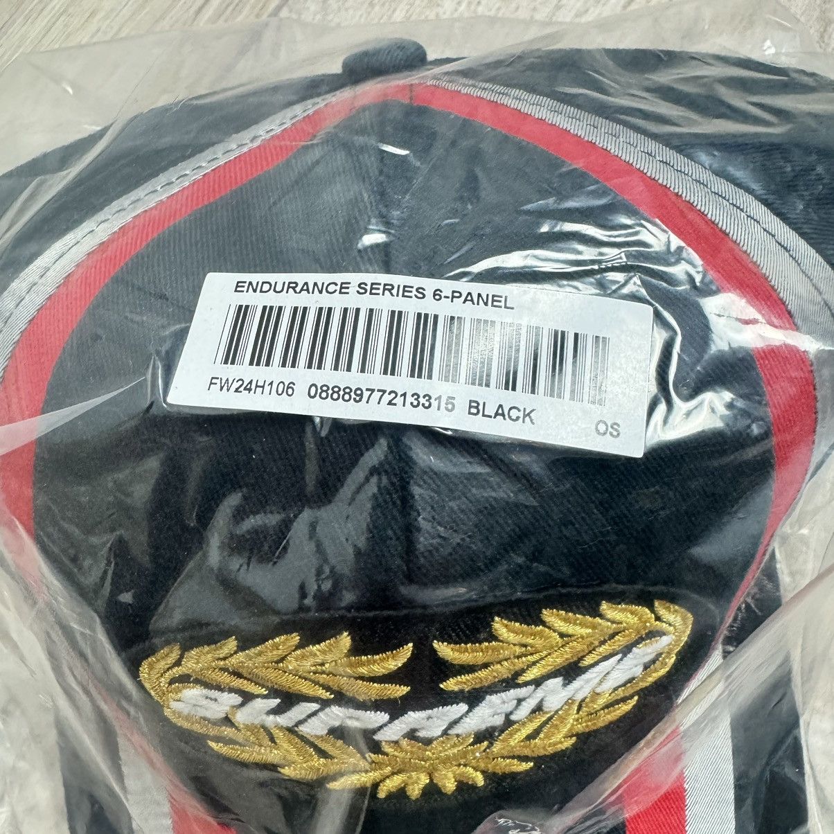 Hypebeast Supreme Endurance Series 6-Panel Black/Golden Hat FW24 Size ONE SIZE - 5 Thumbnail