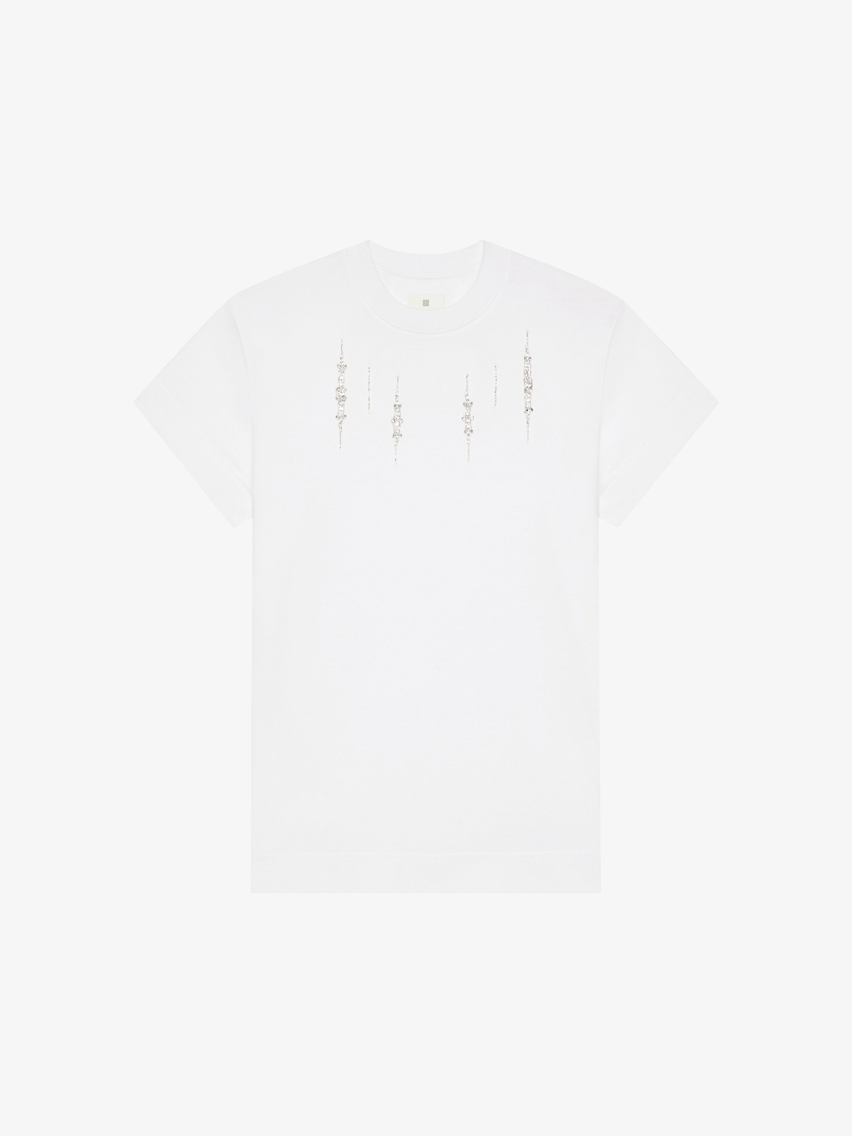 Givenchy o1srvl11e0325 Slim Fit T-Shirt in White Size S / US 4 / IT 40 - 1 Thumbnail