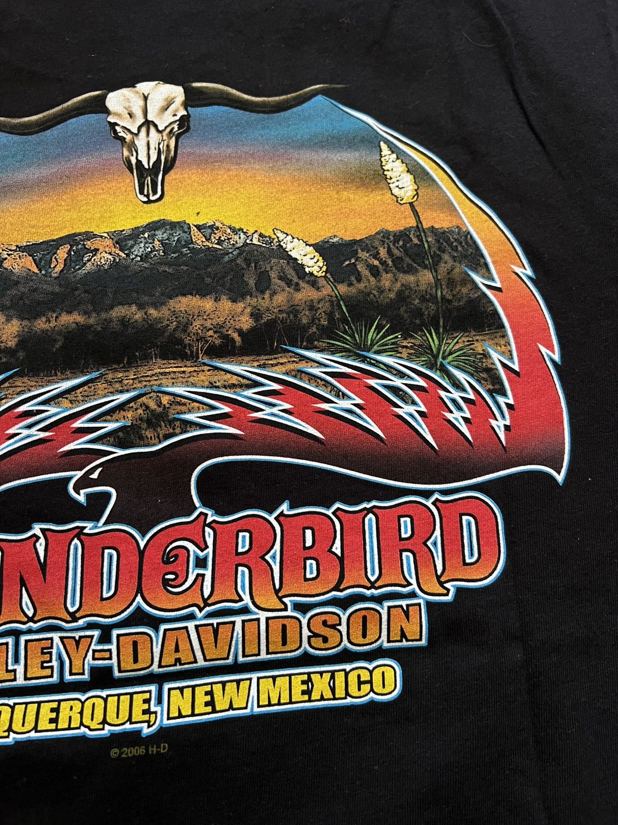 Harley Davidson VINTAGE HARLEY DAVIDSON THUNDERBIRD ALBUQUERQUE SHIRT M Size US M / EU 48-50 / 2 - 11 Thumbnail