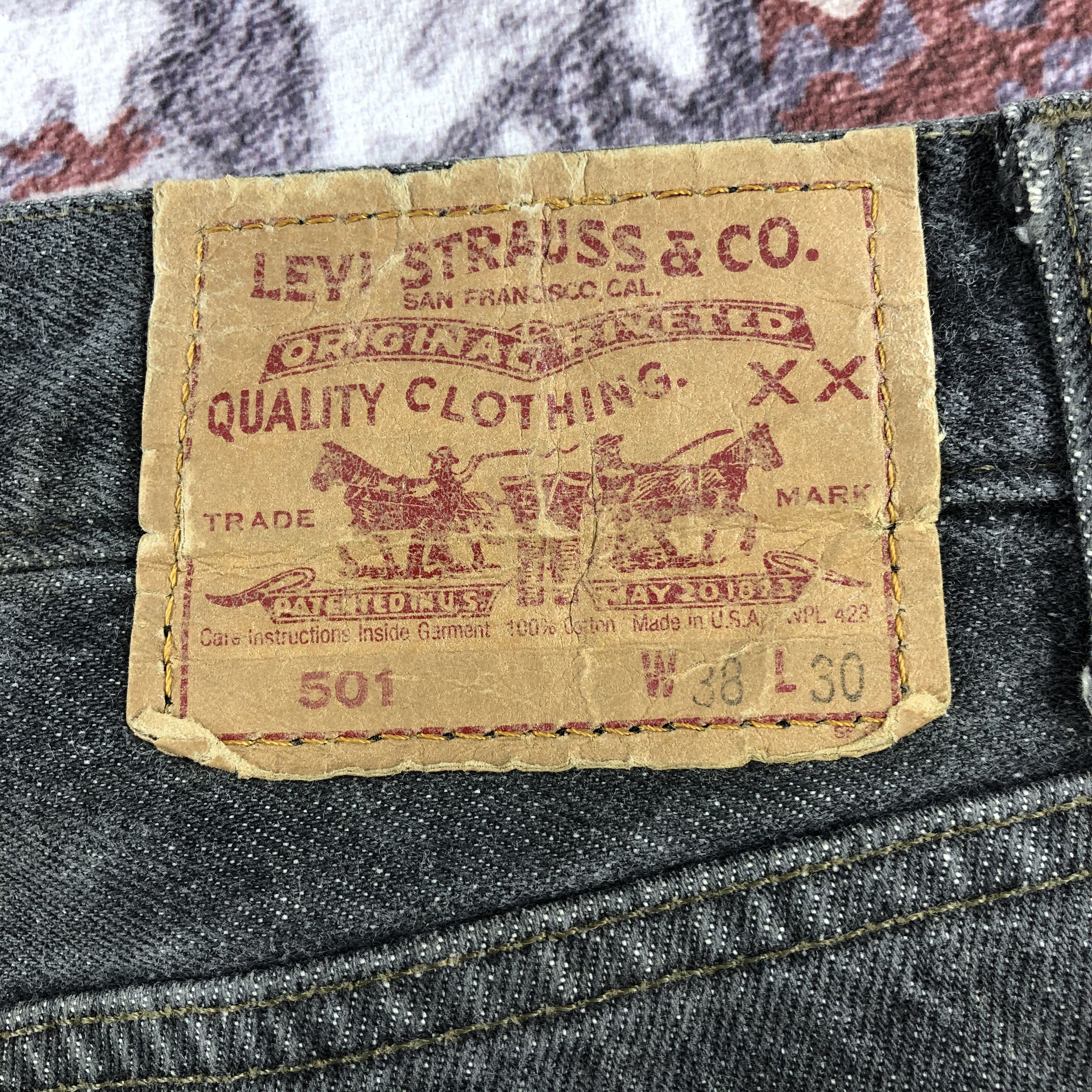 Levi's × Vintage 90s Vintage Levis 501 Faded Black Jeans-JM2339 Size US 38 / EU 54 - 8 Thumbnail