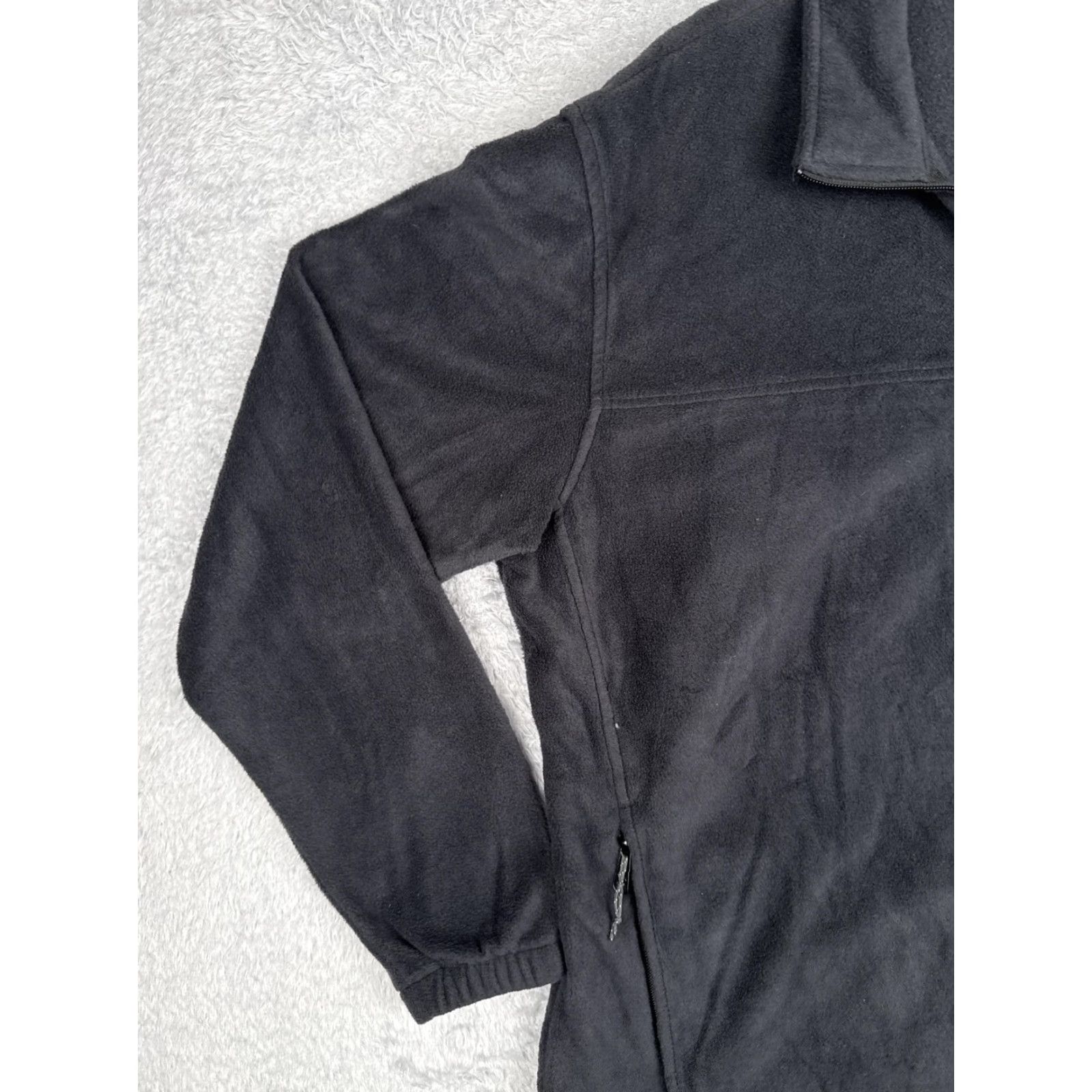 Vintage Columbia Jacket Mens 2XL Black Full Zip Pockets Fleece Outdoor Hiking Warm Size US XXL / EU 58 / 5 - 3 Thumbnail