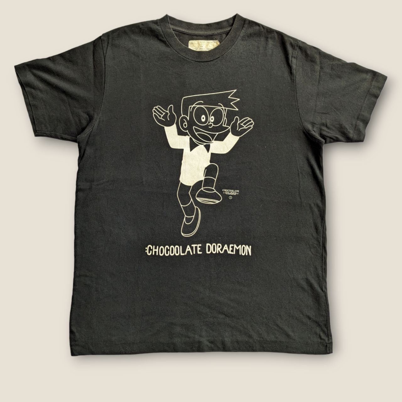 Black Chocolate X Doraemon graphic tee