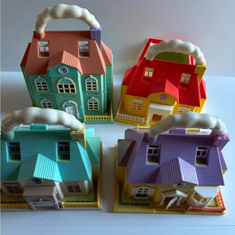 Designer Vintage Polly Pocket Dollhouse, 4-Story Mansion with Pool Size ONE SIZE - 2 Thumbnail