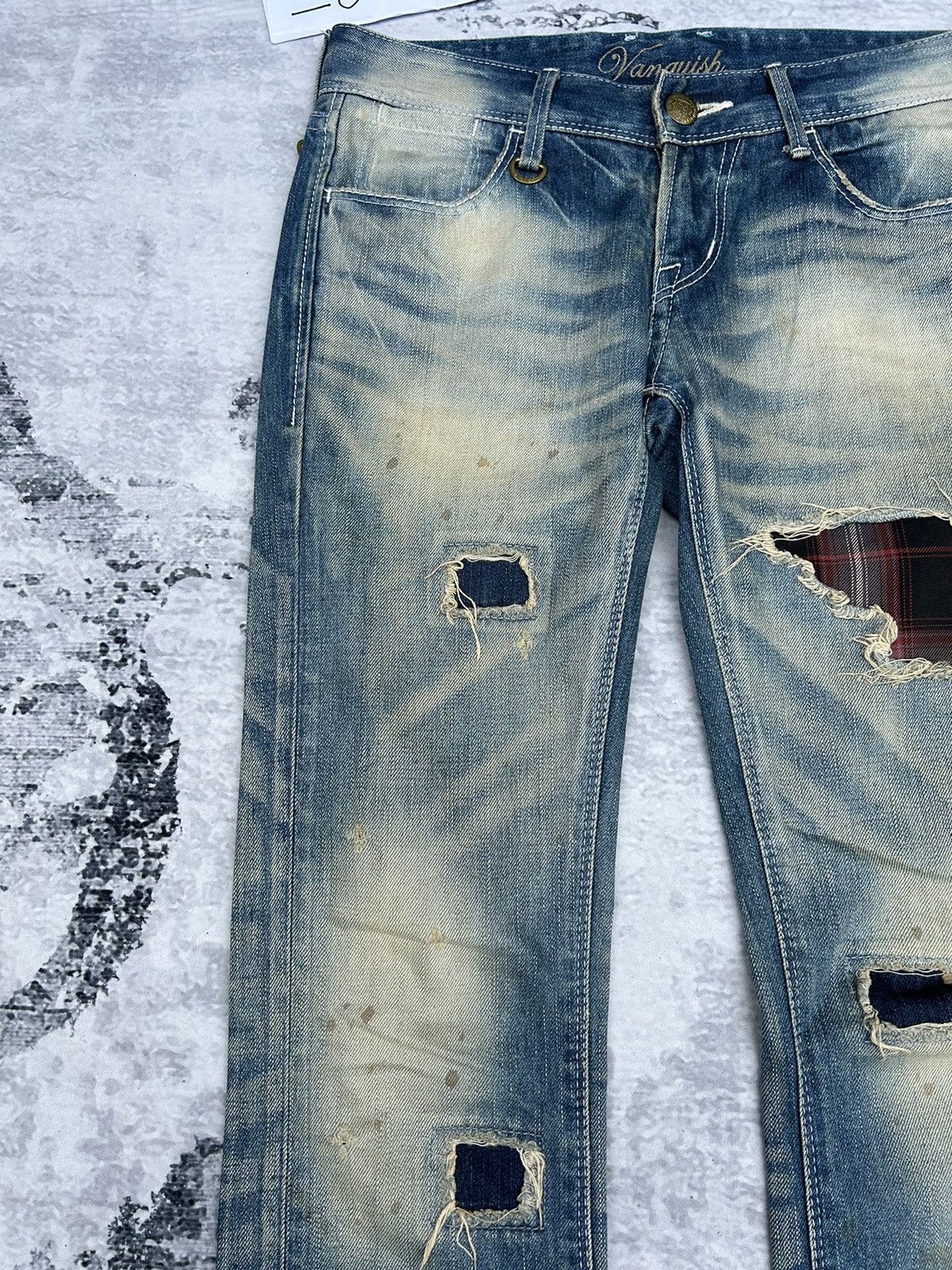 Vanquish Vanquish Distressed Jeans Size 30" / US 8 / IT 44 - 4 Thumbnail