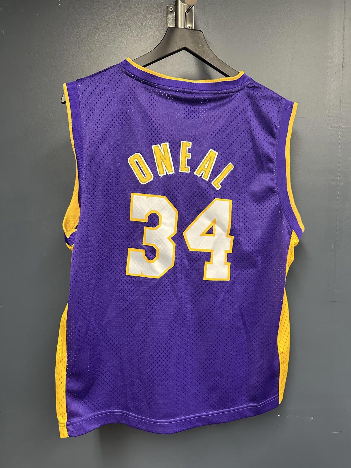 Other Vintage 90s Nike Los Angeles Lakers Shaq Jersey Youth XXL Size ONE SIZE - 4 Thumbnail