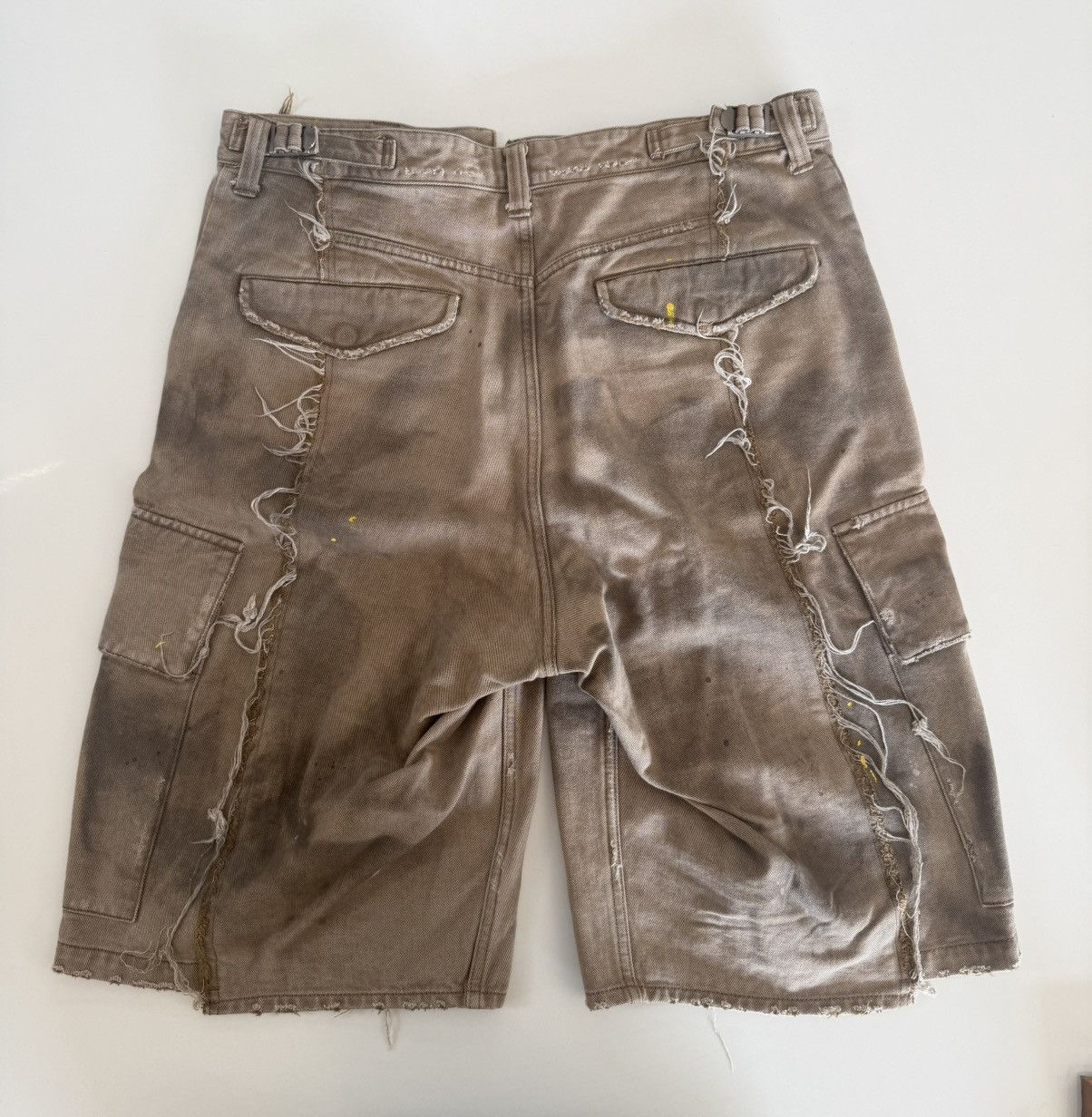 Vuja De Vuja De Dax Destroyed Cargo Shorts Size US 34 / EU 50 - 2 Thumbnail