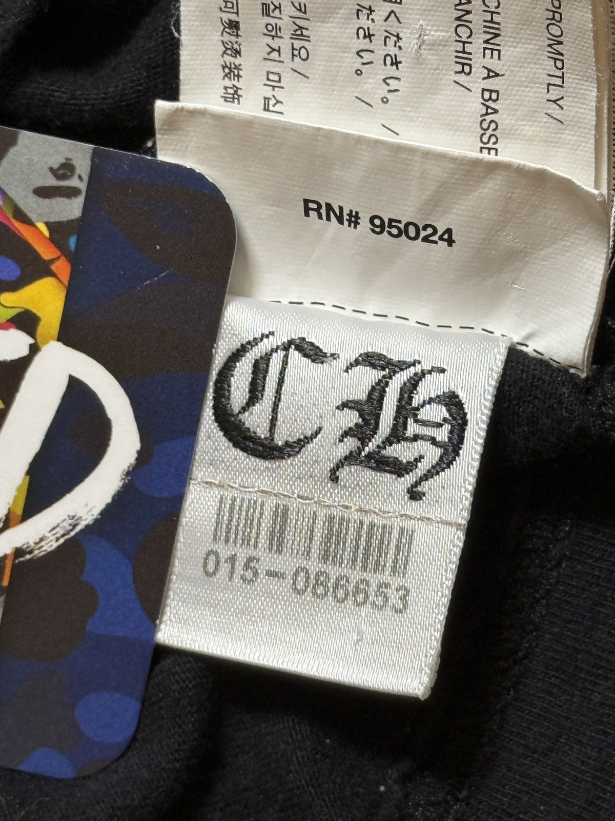 Chrome Hearts Chrome Hearts Black Script Logo Long Sleeve Tee Size US M / EU 48-50 / 2 - 10 Thumbnail