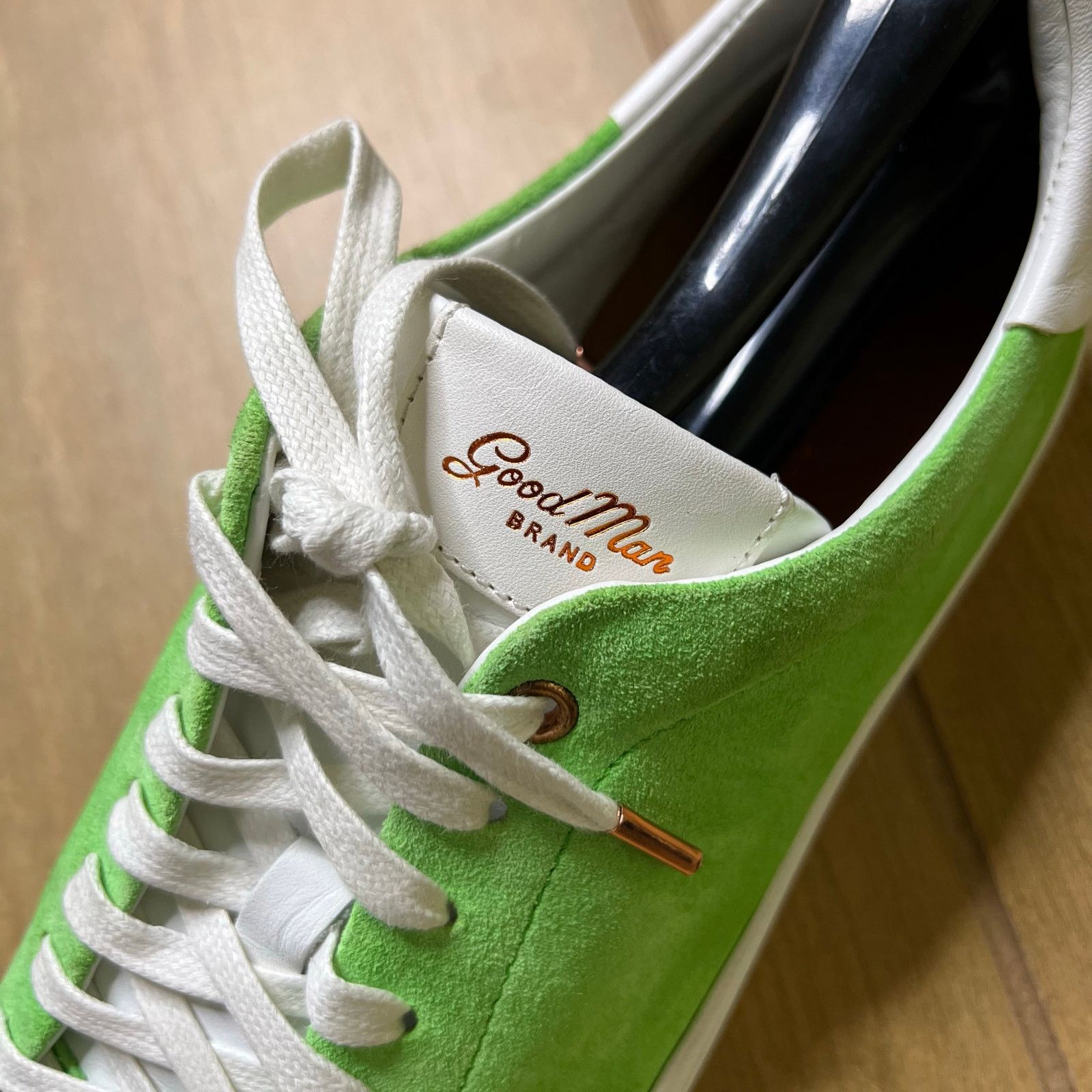 Good Man Brand Good Man Brand Green Low Top Sneakers Men’s Size 9 Luxury Size US 9 / EU 42 - 11 Thumbnail