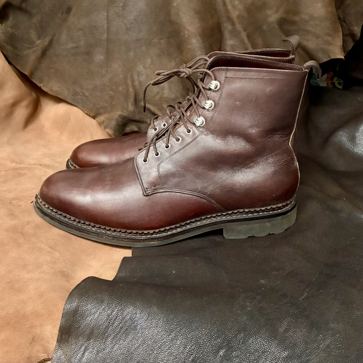 Heschung HESCHUNG HÊTRE MADE IN FRANCE WOOL LINED BURGUNDY DERBY BOOT Size US 11.5 / EU 44-45 - 3 Thumbnail