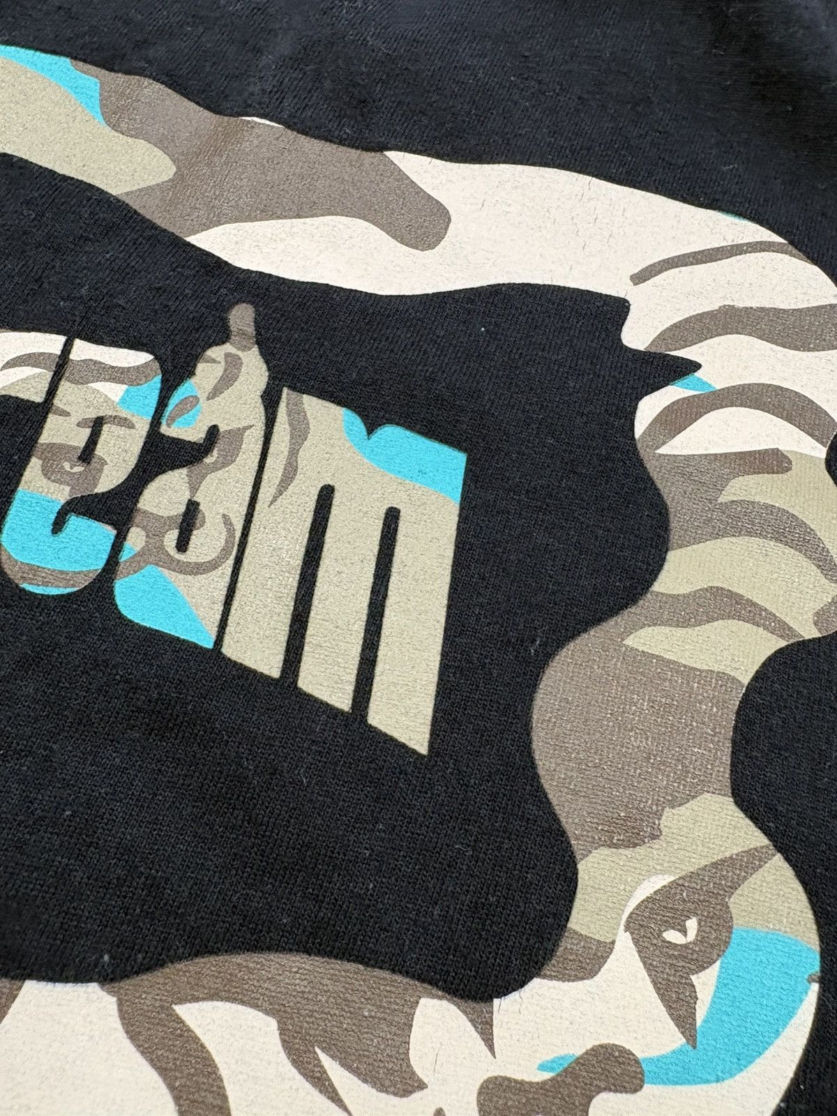 Icecream Ice Cream x Anime Camo Print Logo Tee BBC Black Streetwear Size US XL / EU 56 / 4 - 13 Thumbnail