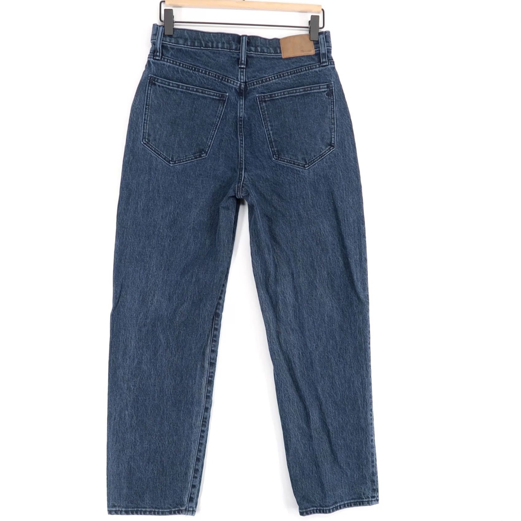 Madewell Madewell Jeans Womens 24 Blue The Dadjean High Rise Straight Leg Stretch Denim Size 42" / US 20 - 2 Thumbnail