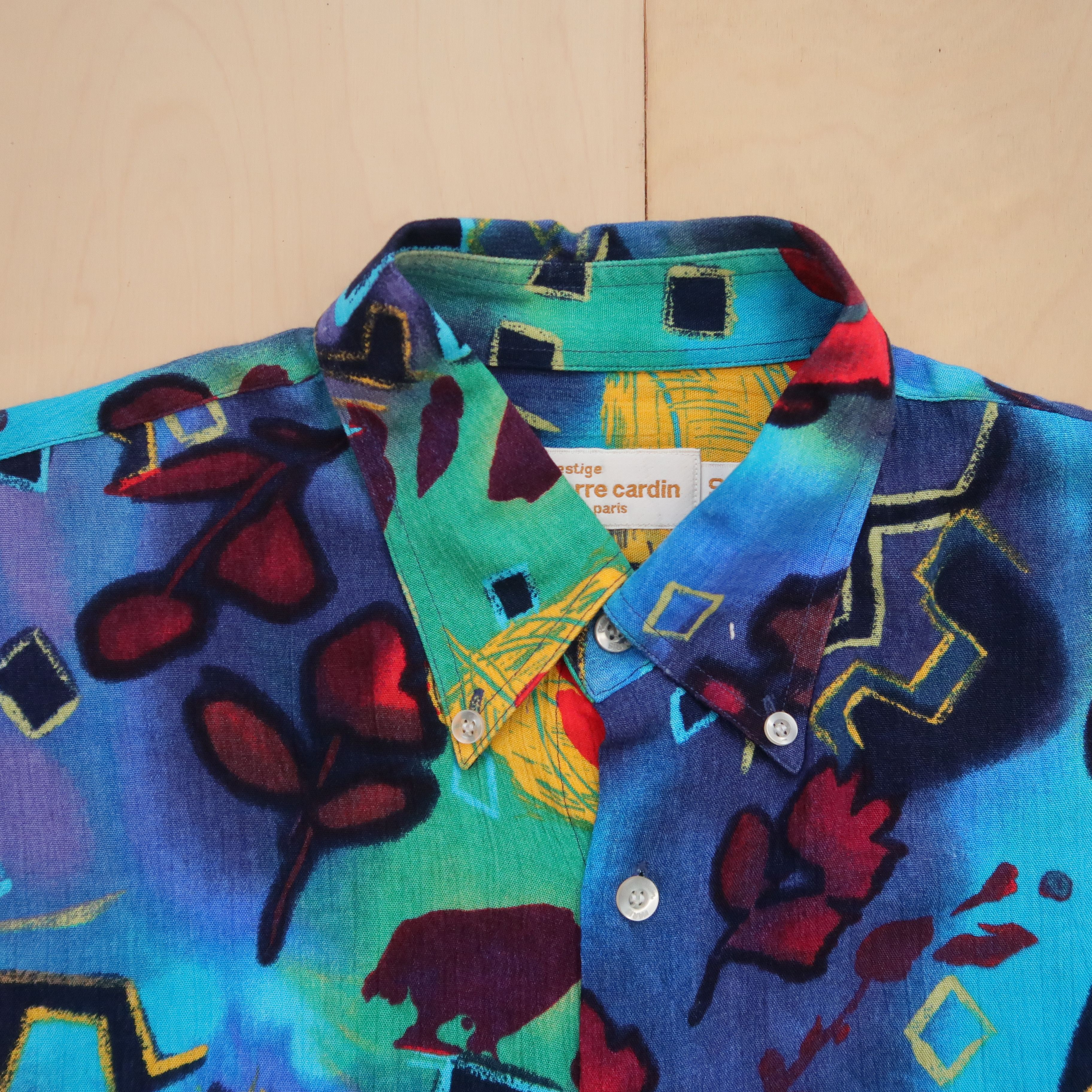 Japanese Brand 1980s Prestige Pierre Cardin Pleats Shirt Like Issey Miyake Size US M / EU 48-50 / 2 - 3 Thumbnail