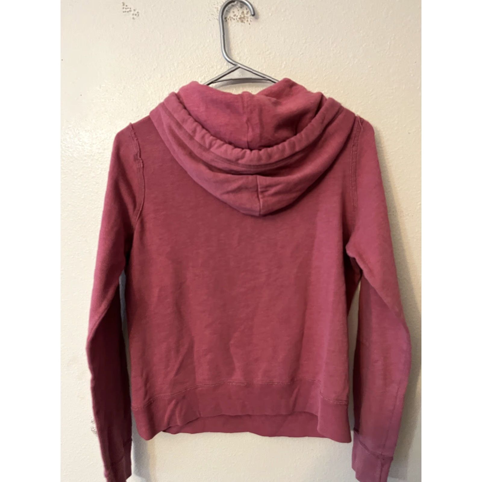 Abercrombie & Fitch Abercrombie & Fitch Women's Hoodie Sweater Small Blue Pullover Spell Out AF Knit Cotton Size S / US 4 / IT 40 - 3 Thumbnail