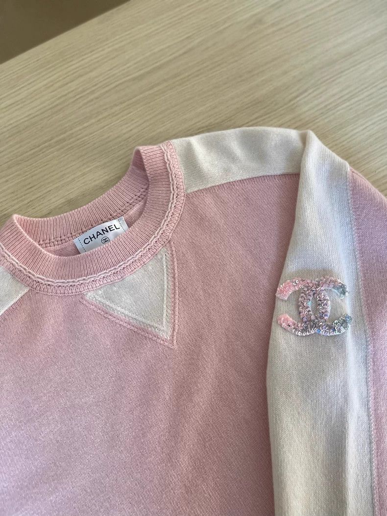 Chanel Chanel 24c pink silhouette sweatshirt Size XXS / US 00 / IT 34 - 4 Thumbnail