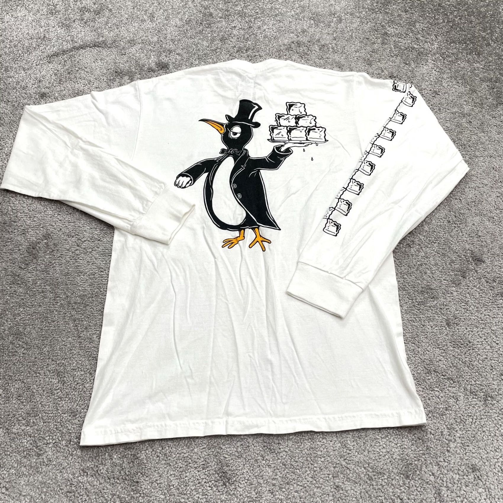 Vans VANS Classic Fit Graphic T-Shirt Mens Small White Long Sleeve Cotton Crew Tee Size US S / EU 44-46 / 1 - 2 Thumbnail