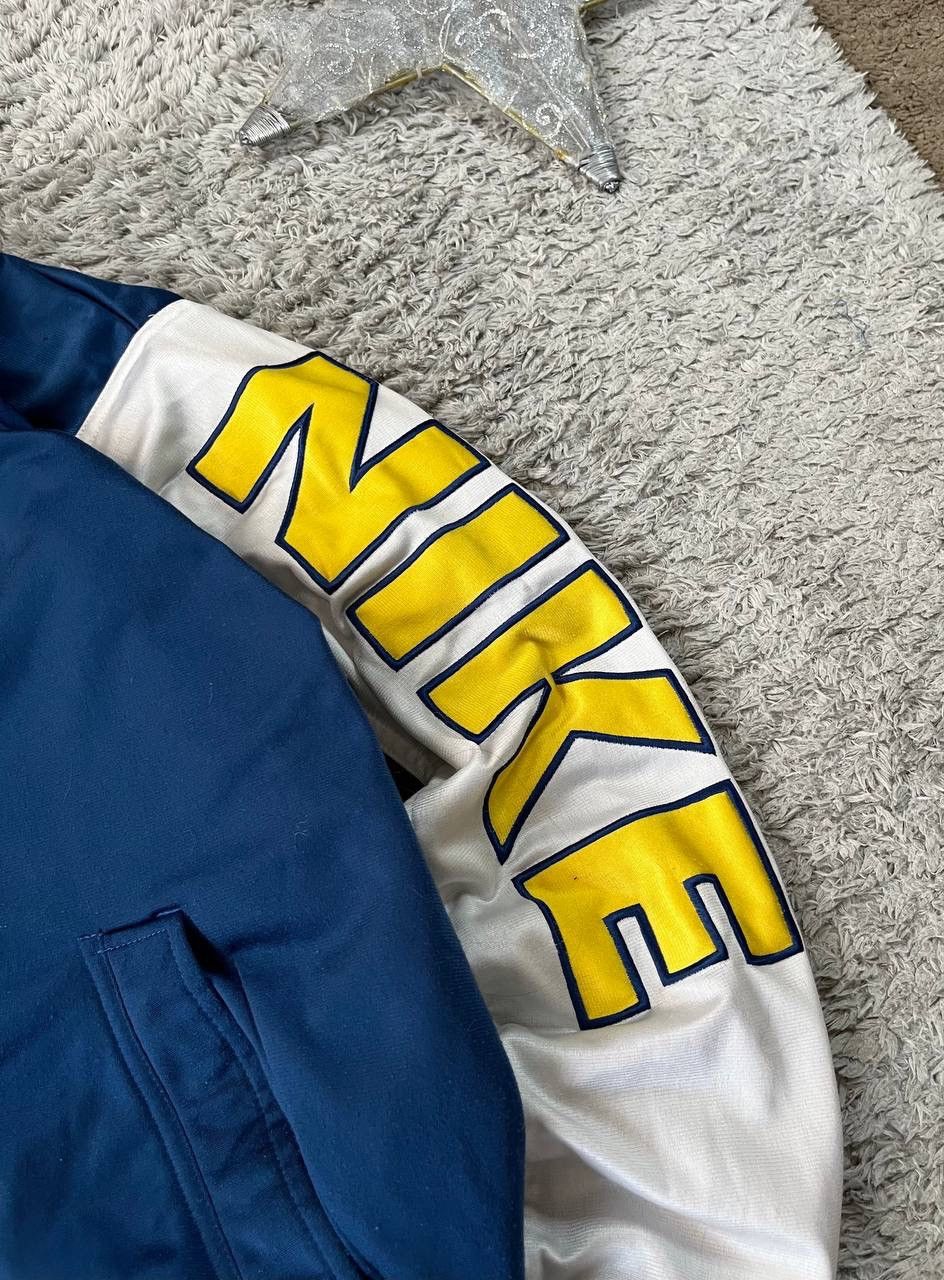 Nike × Vintage 90s Nike Zip-Hoodie Vintage Streetwear Big Logo Swoosh Rare Size US S / EU 44-46 / 1 - 4 Thumbnail