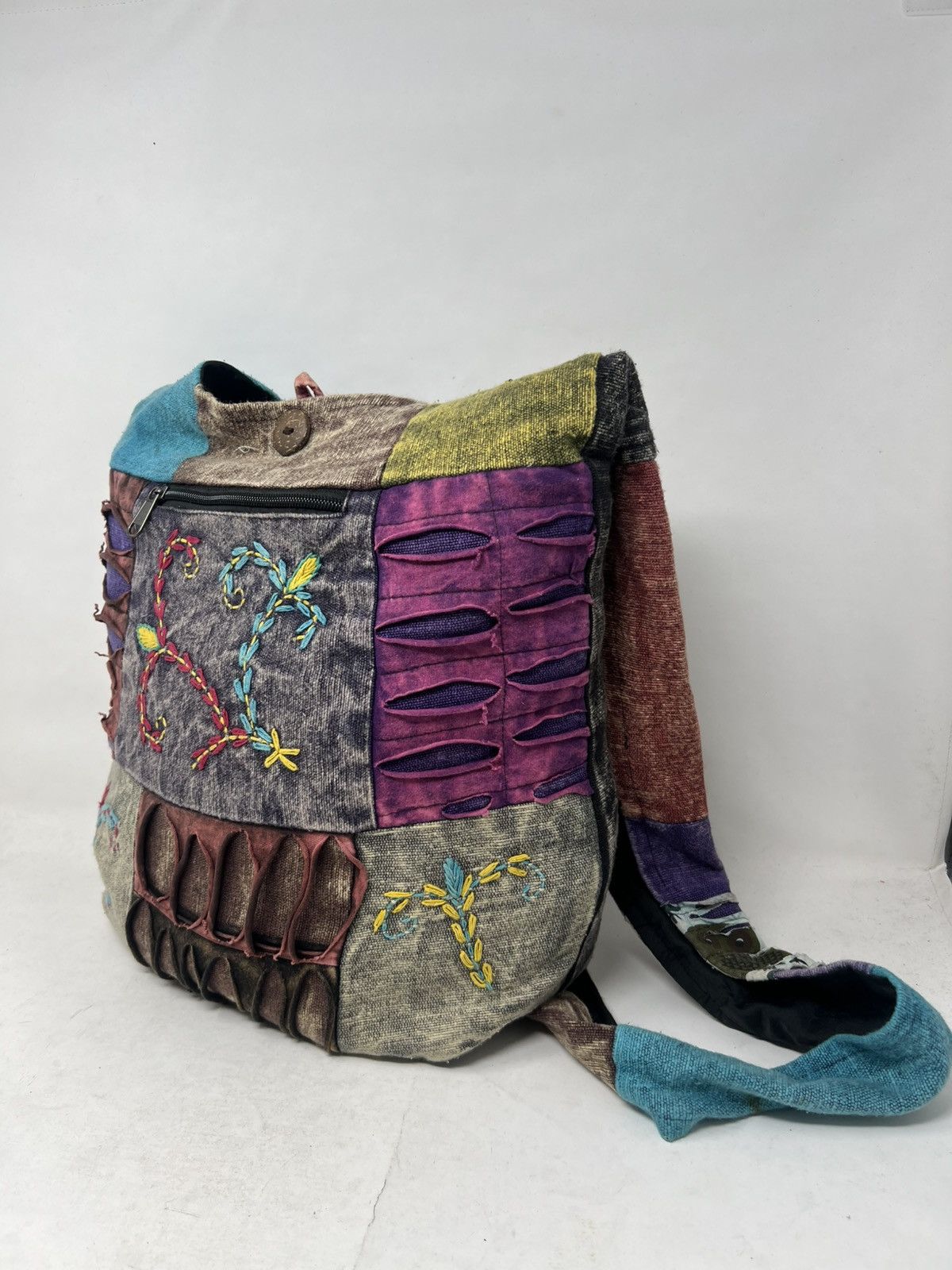If Six Was Nine Hobo Hippie Patchwork Shoulder Bag Size ONE SIZE - 2 Thumbnail