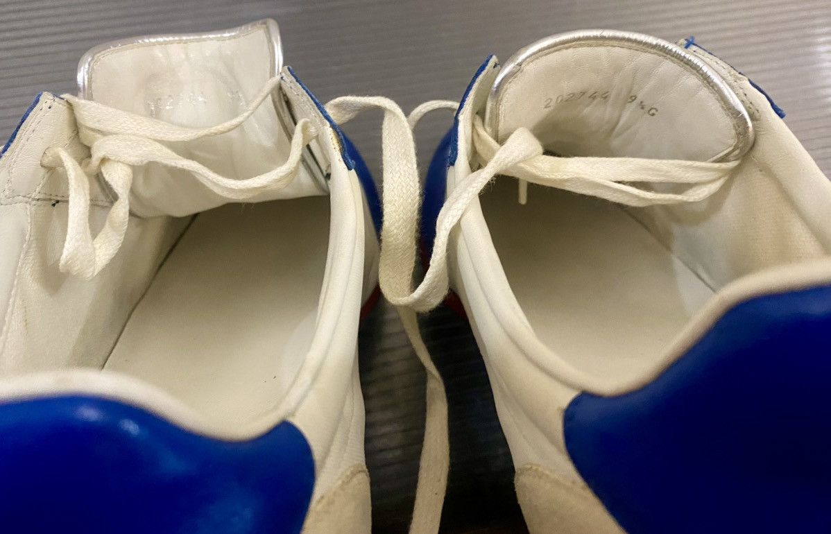 Gucci Gucci 🇮🇹 x Tom Ford white blue suede GG sneaker 9.5uk VINTAGE Size US 10.5 / EU 43-44 - 18 Thumbnail