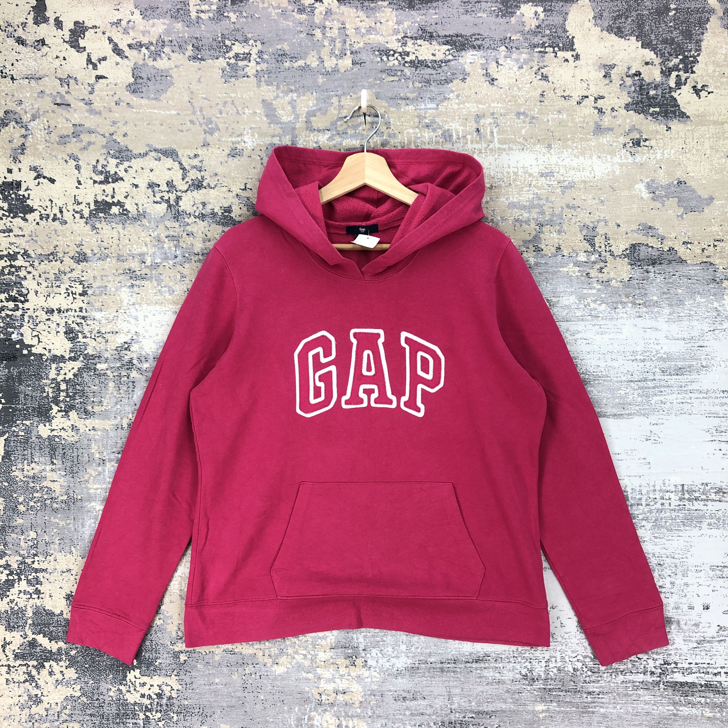 Gap Vintage Y2K Gap Sweatshirt Hoodie GAP Sweater Hooded Jumper Size US L / EU 52-54 / 3 - 1 Thumbnail