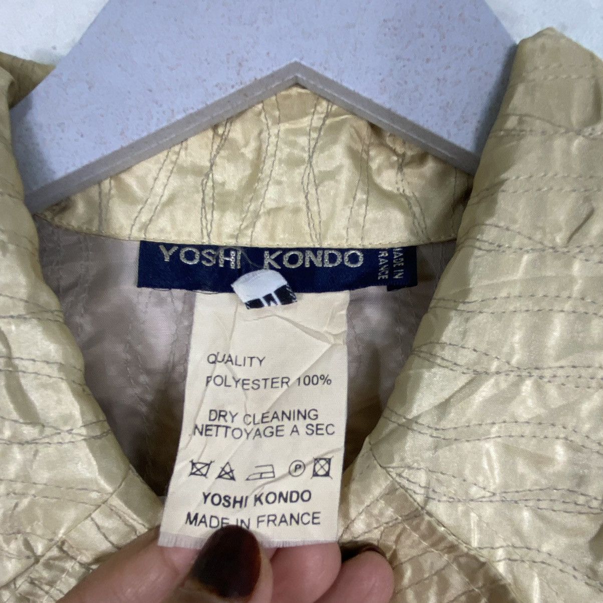 Japanese Brand Vintage 90s Yoshi Kondo Cropped Light Jacket Size S / US 4 / IT 40 - 10 Thumbnail