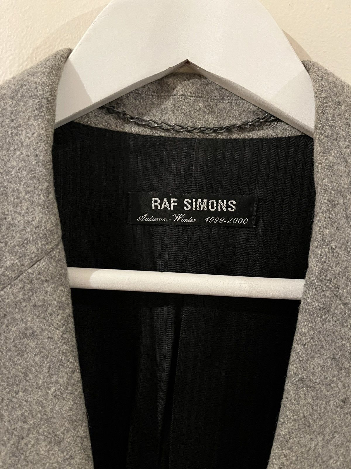 Raf Simons Raf Simons FW1999–2000 Sleeveless Wool Coat Runway Sample Size US M / EU 48-50 / 2 - 4 Thumbnail