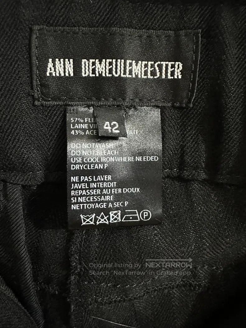 Ann Demeulemeester Ann Demeulemeester Size S black breeches Size 27" / US 4 / IT 40 - 6 Thumbnail