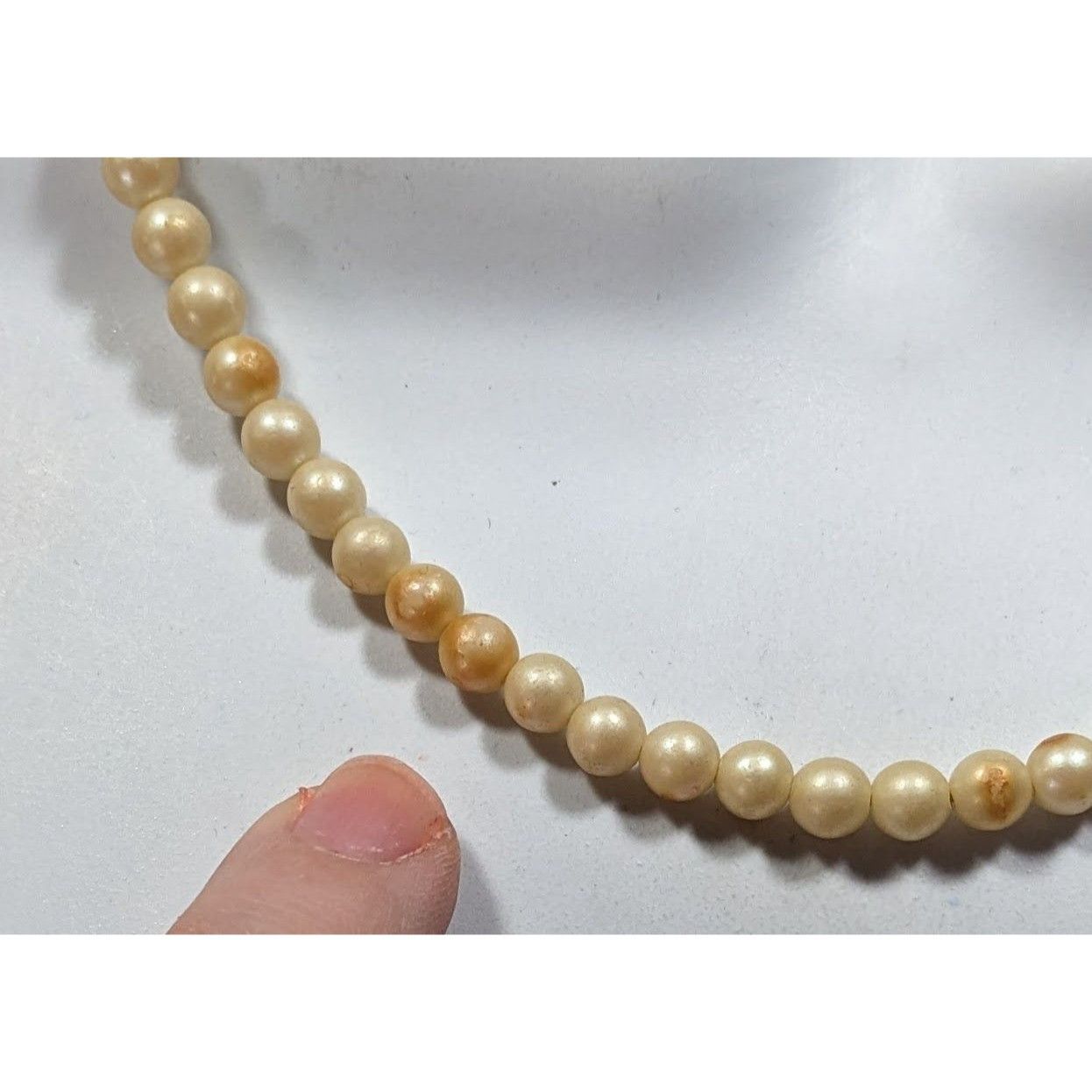 Other Vintage Faux Shimmer Pearl Beaded Necklace Size ONE SIZE - 3 Thumbnail