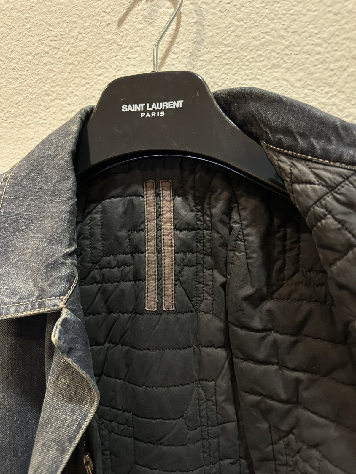 Rick Owens FW16 Hustler Blue Padded Denim Trucker Jacket S Size US S / EU 44-46 / 1 - 5 Thumbnail