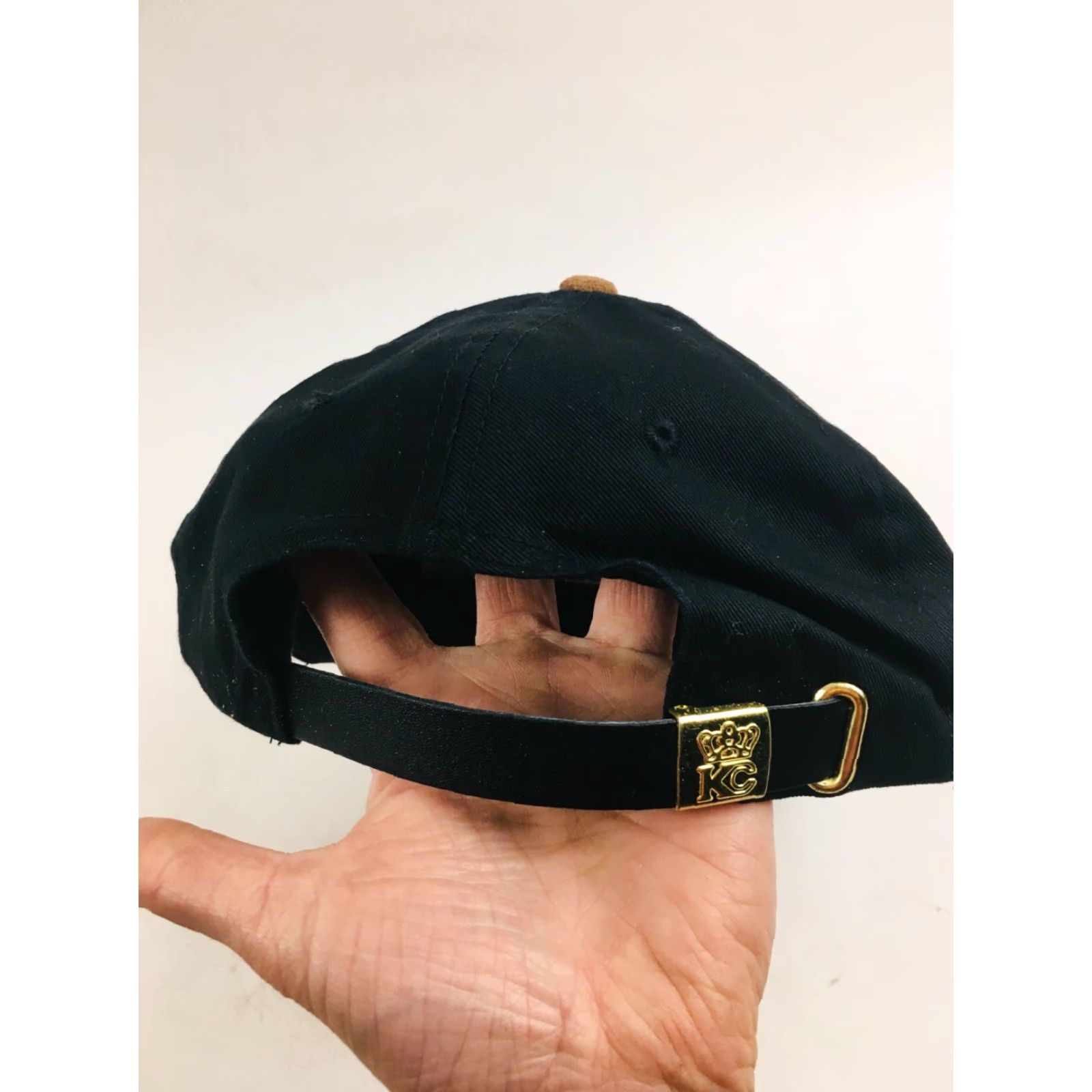 Vintage VINTAGE KC Cap One Size Black Adjustable Embroidered JDC Challenge Metal Buckle Men Baseball Cap Size ONE SIZE - 4 Thumbnail