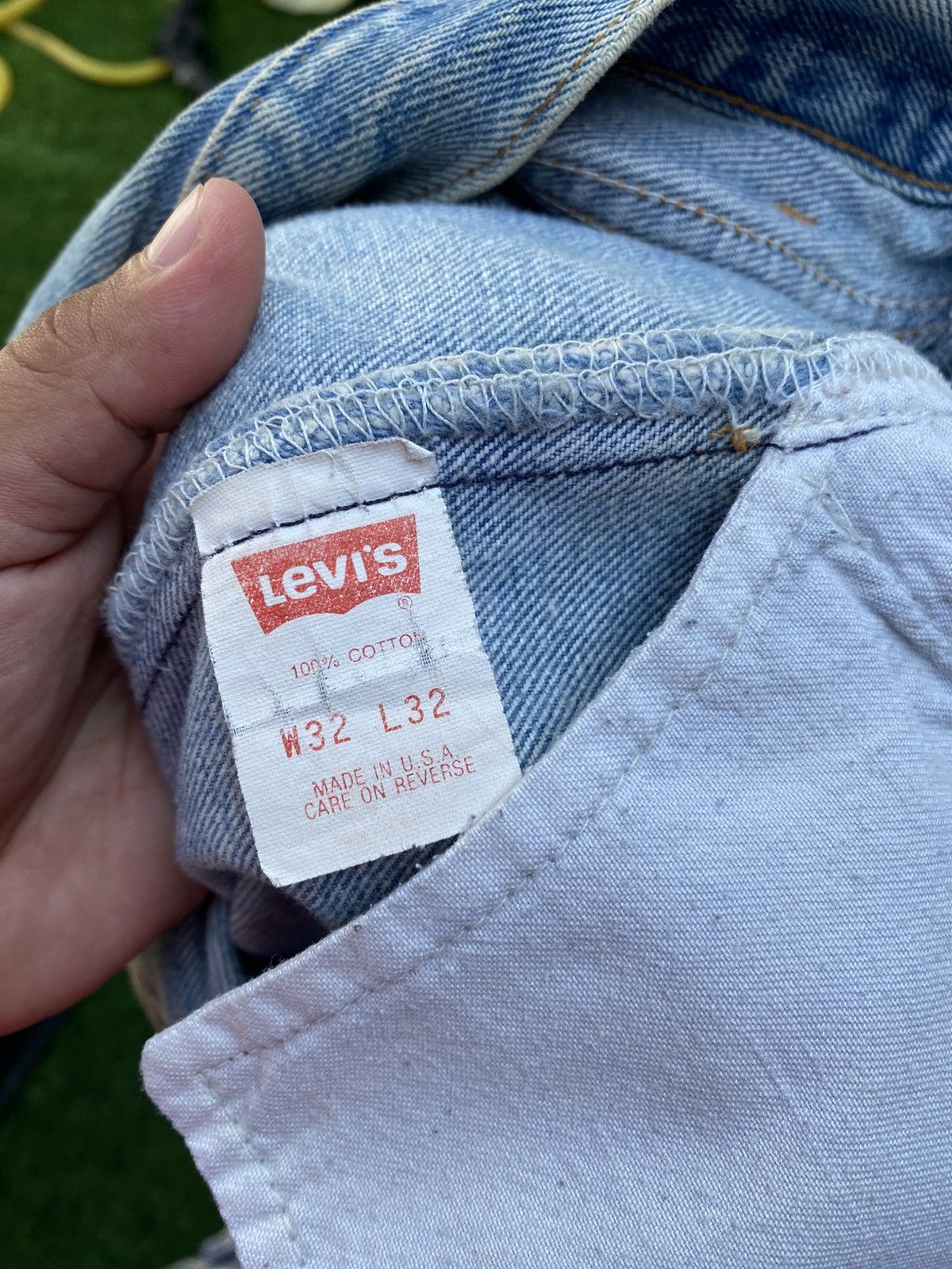 Levi's × Levi's Vintage Clothing × Vintage W32x31 vintage levi's 501 made in USA faded jeams Size US 32 / EU 48 - 4 Thumbnail