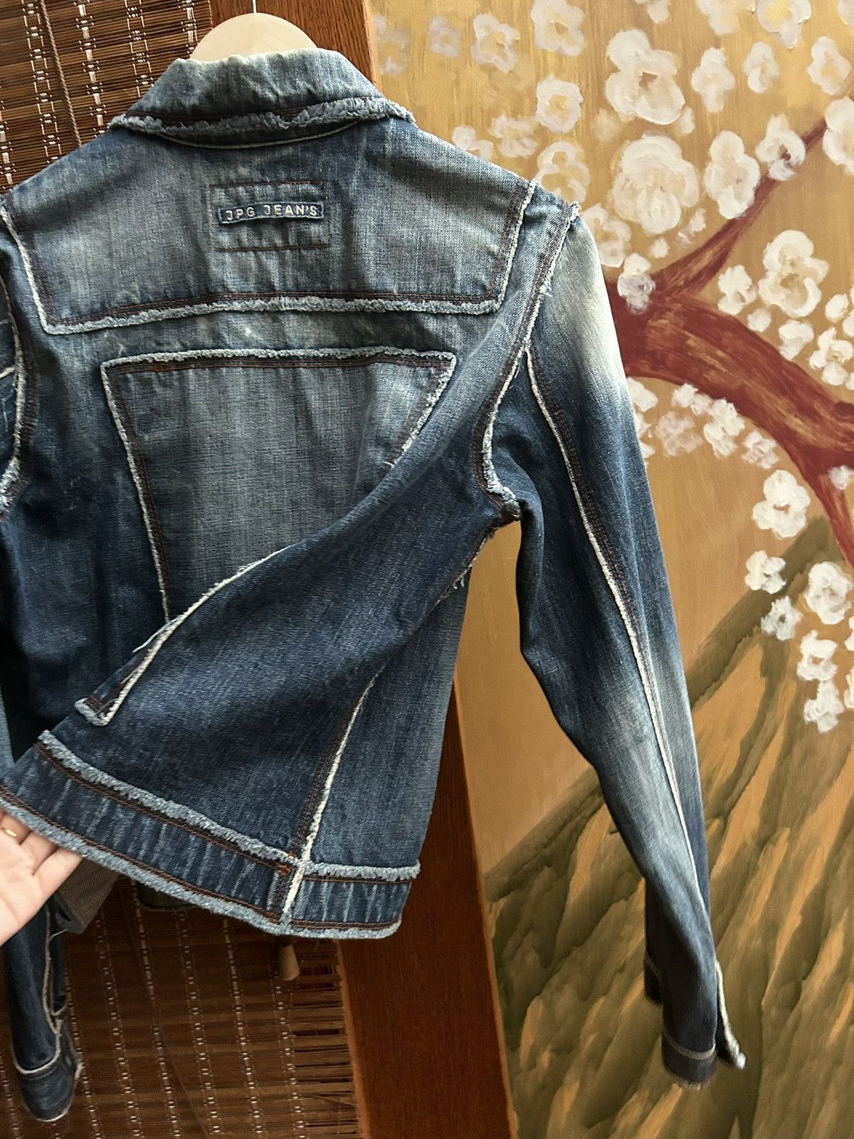 Jean Paul Gaultier JPG Jeans Jean Paul Gaultier Washed Reversed Denim Jacket Size S / US 4 / IT 40 - 5 Thumbnail