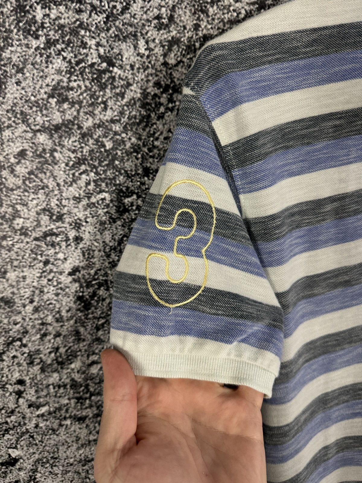 La Martina La Martina Buenos Aires Striped Polo Shirt Slim Fit Size L Size US L / EU 52-54 / 3 - 6 Thumbnail