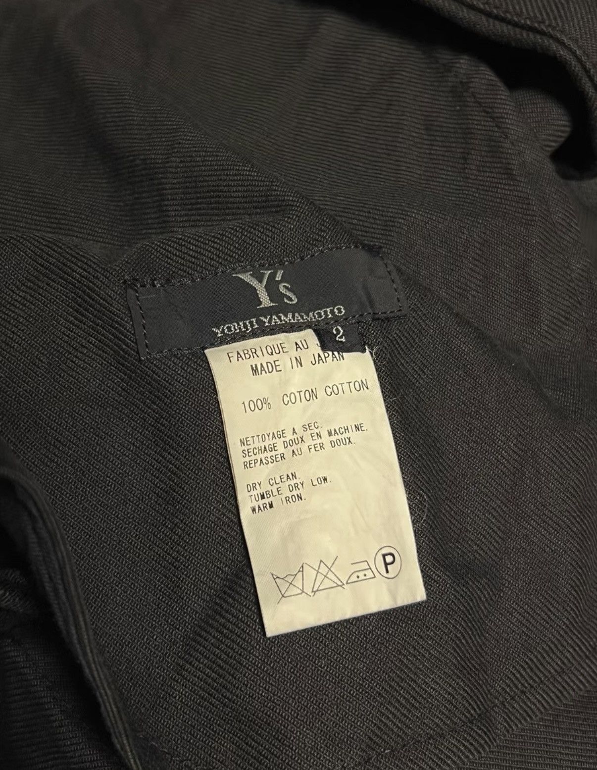 Yohji Yamamoto Yohji Yamamoto 20SS Ys Coat Washed Coat Size US M / EU 48-50 / 2 - 7 Thumbnail